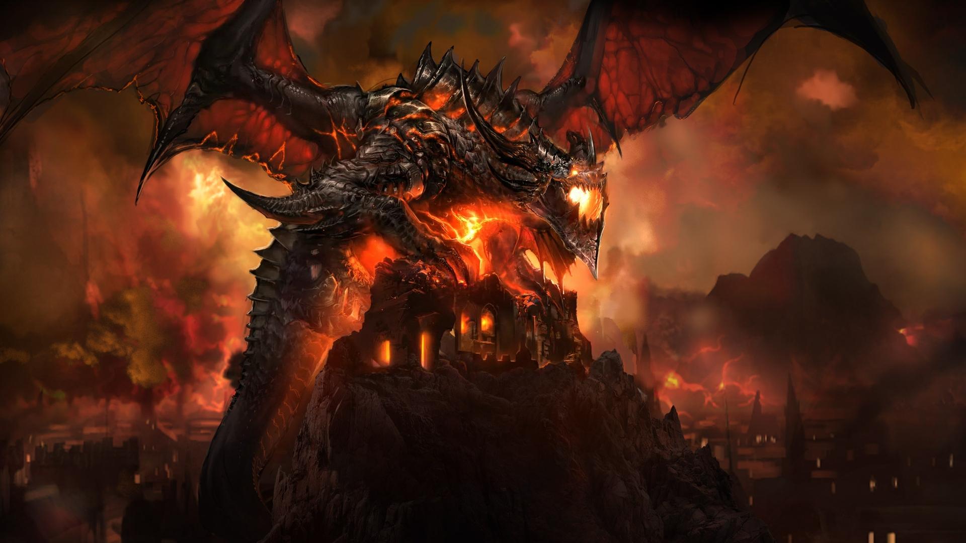 Free download wallpaper Warcraft, Dragon, Video Game, World Of Warcraft on your PC desktop