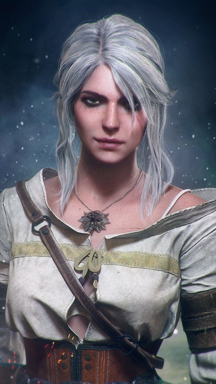 Handy-Wallpaper Computerspiele, Der Hexer, The Witcher 3: Wild Hunt, Ciri (Der Hexer) kostenlos herunterladen.