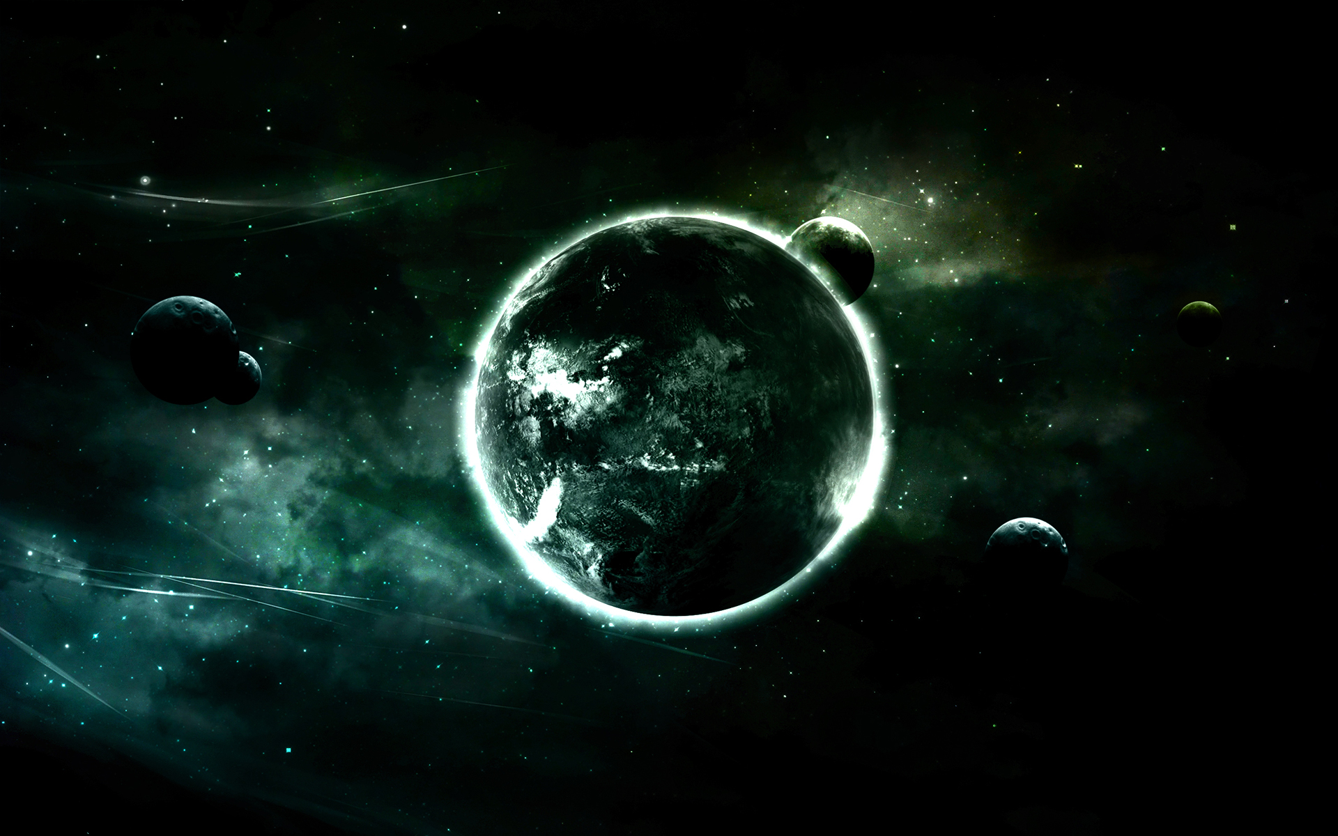 Download mobile wallpaper Galaxy, Planet, Space, Sci Fi for free.
