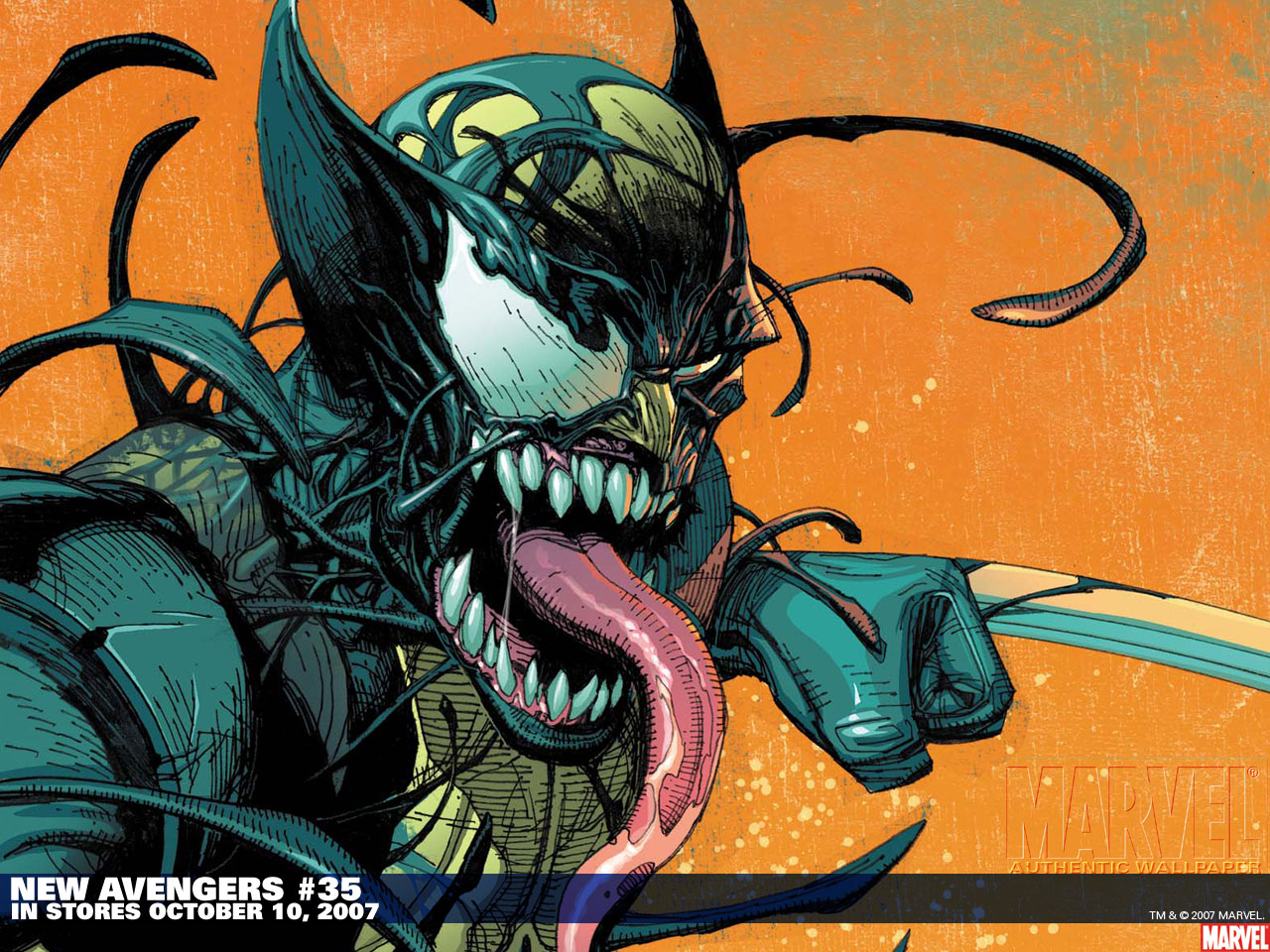 comics, new avengers, venom, wolverine