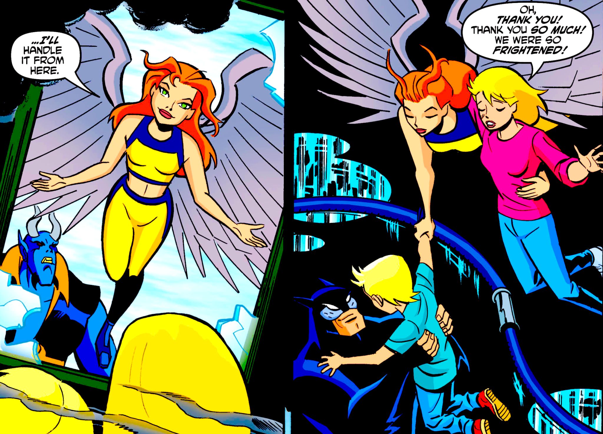 comics, justice league: unlimited, blue devil, hawkgirl (dc comics), shayera hol, wildcat (dc comic)