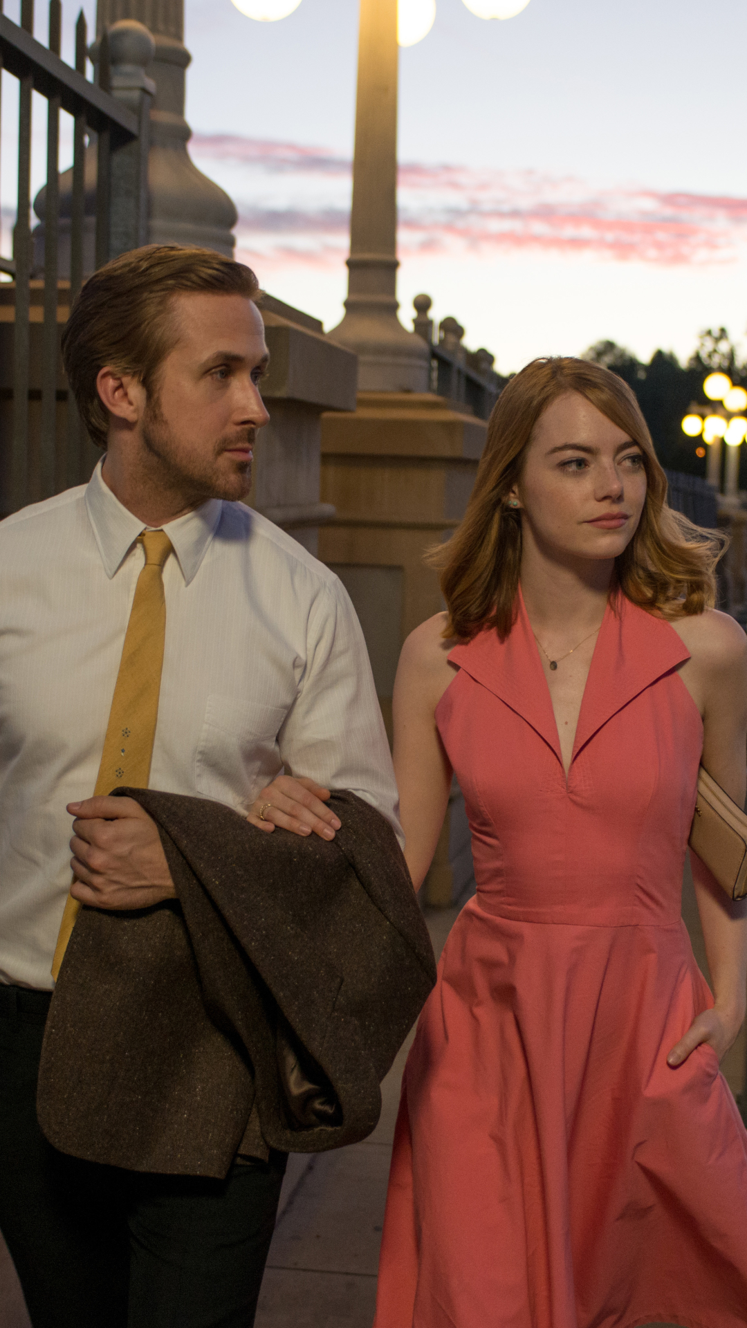 Handy-Wallpaper Ryan Gosling, Emma Stone, Filme, La La Land kostenlos herunterladen.
