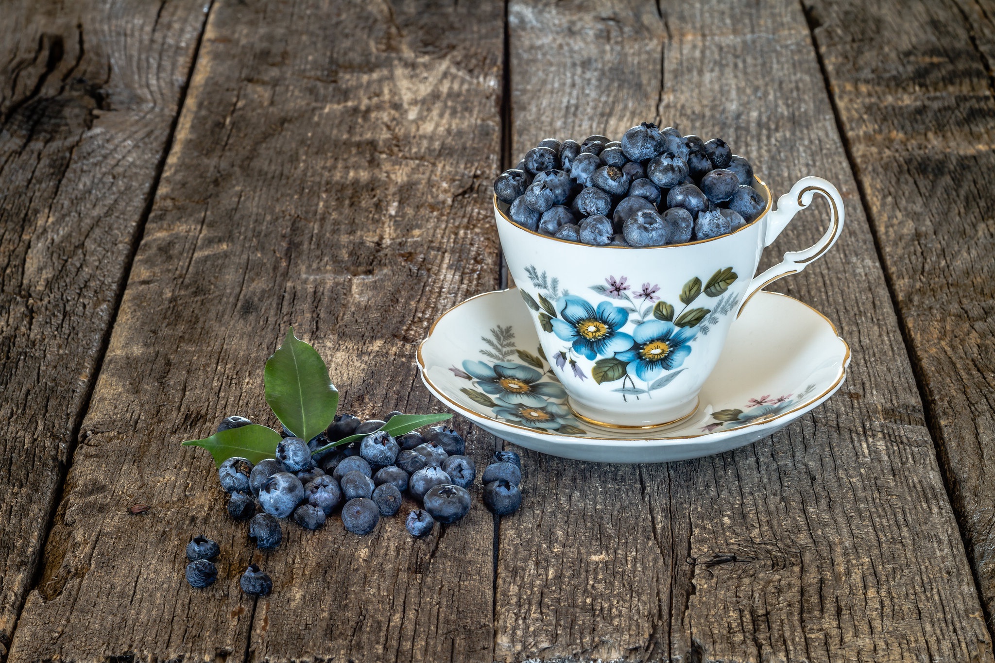 Download mobile wallpaper Food, Blueberry, Still Life, Cup, Berry for free.