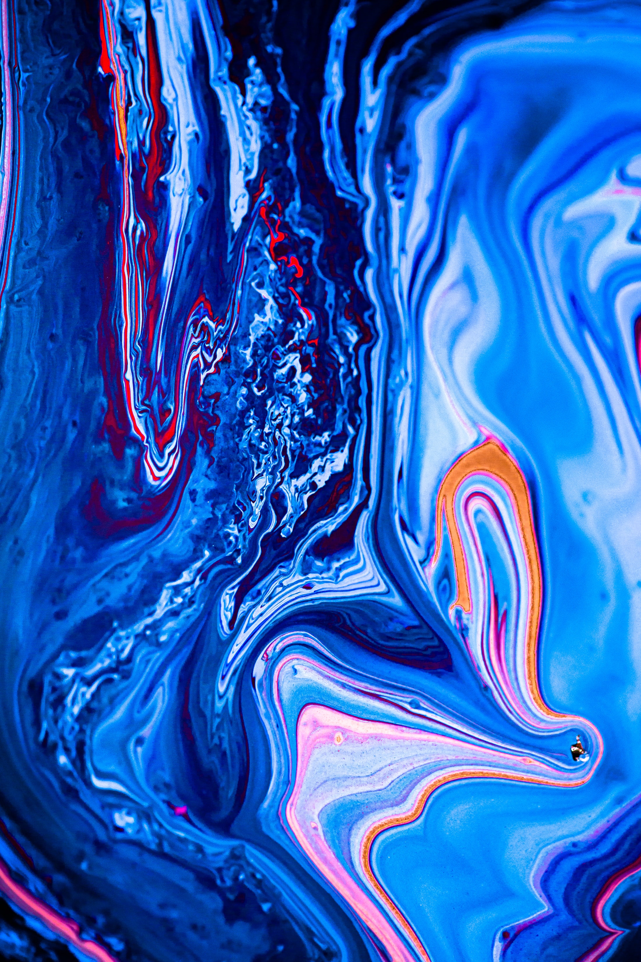 Download mobile wallpaper Liquid, Divorces, Paint, Art, Fluid Art, Abstract for free.