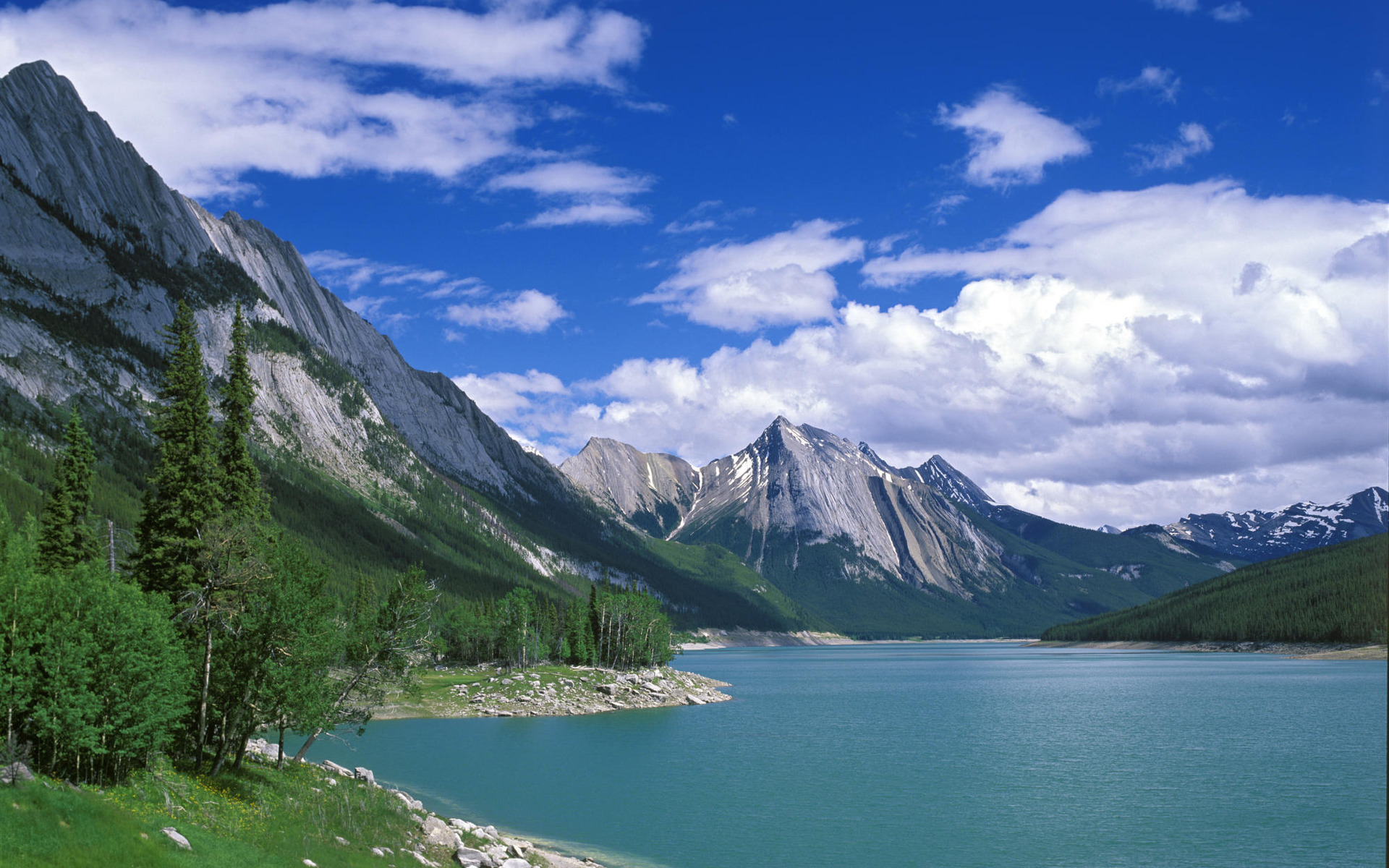 48100 télécharger l'image lacs, paysage, nature, montagnes, bleu - fonds d'écran et économiseurs d'écran gratuits