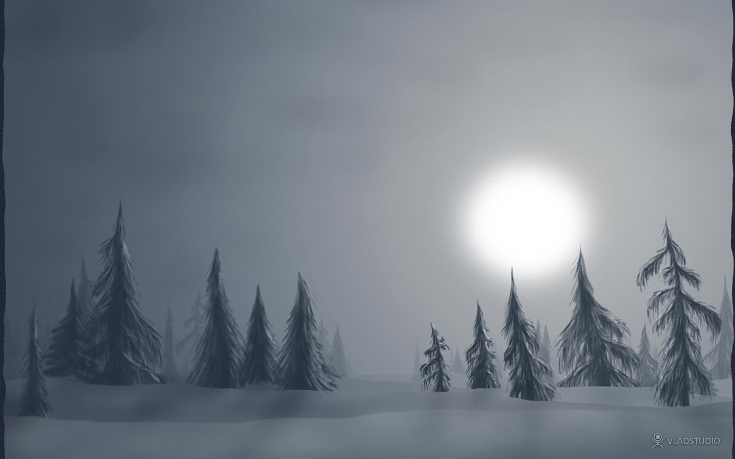 Download mobile wallpaper Winter, Nature, Snow, Artistic for free.