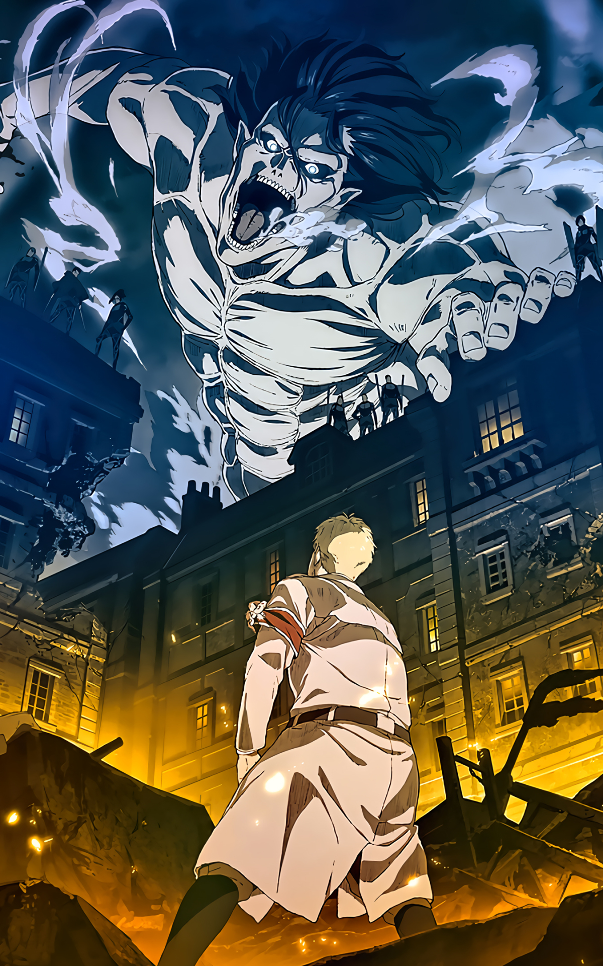 Download mobile wallpaper Attack On Titan, Shingeki No Kyojin, Anime for free.