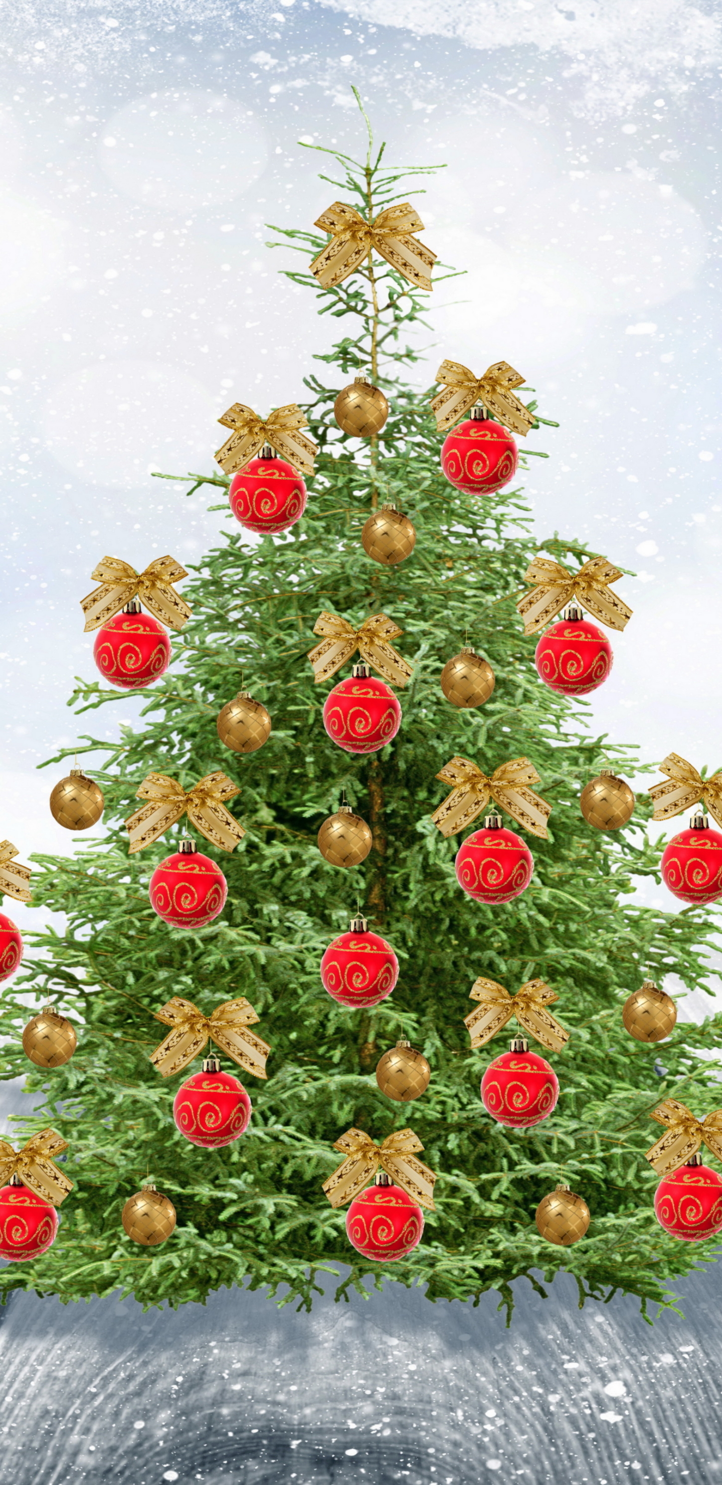 Download mobile wallpaper Christmas, Holiday, Christmas Tree, Christmas Ornaments for free.