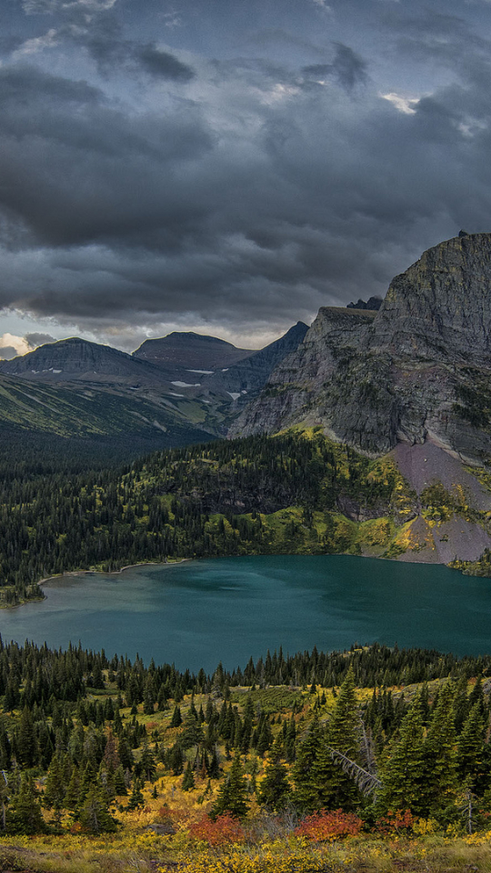 Descarga gratuita de fondo de pantalla para móvil de Paisaje, Naturaleza, Cielo, Lagos, Montaña, Lago, Bosque, Nube, Tierra/naturaleza.