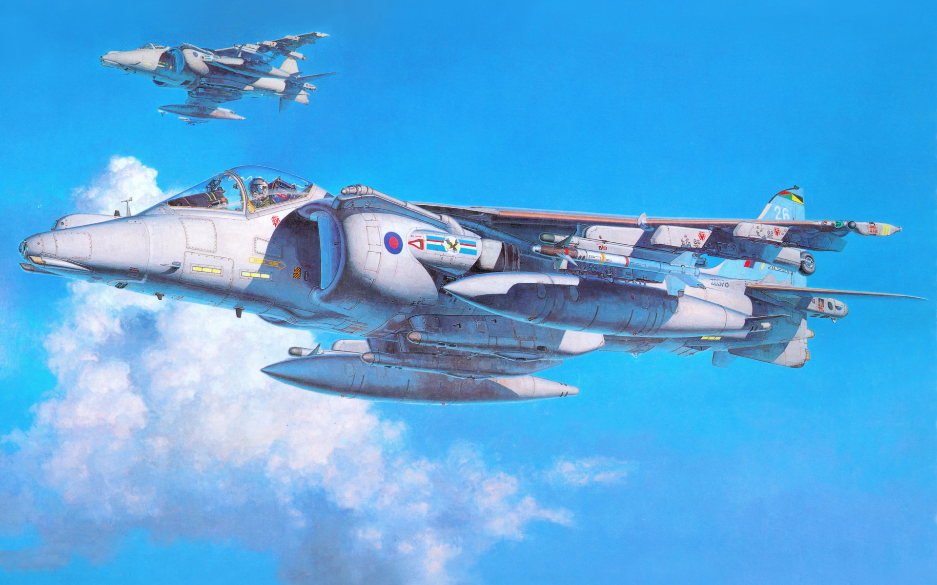 271490 завантажити картинку військовий, british aerospace harrier ii, літак, літати, реактивний винищувач, реактивні винищувачі - шпалери і заставки безкоштовно