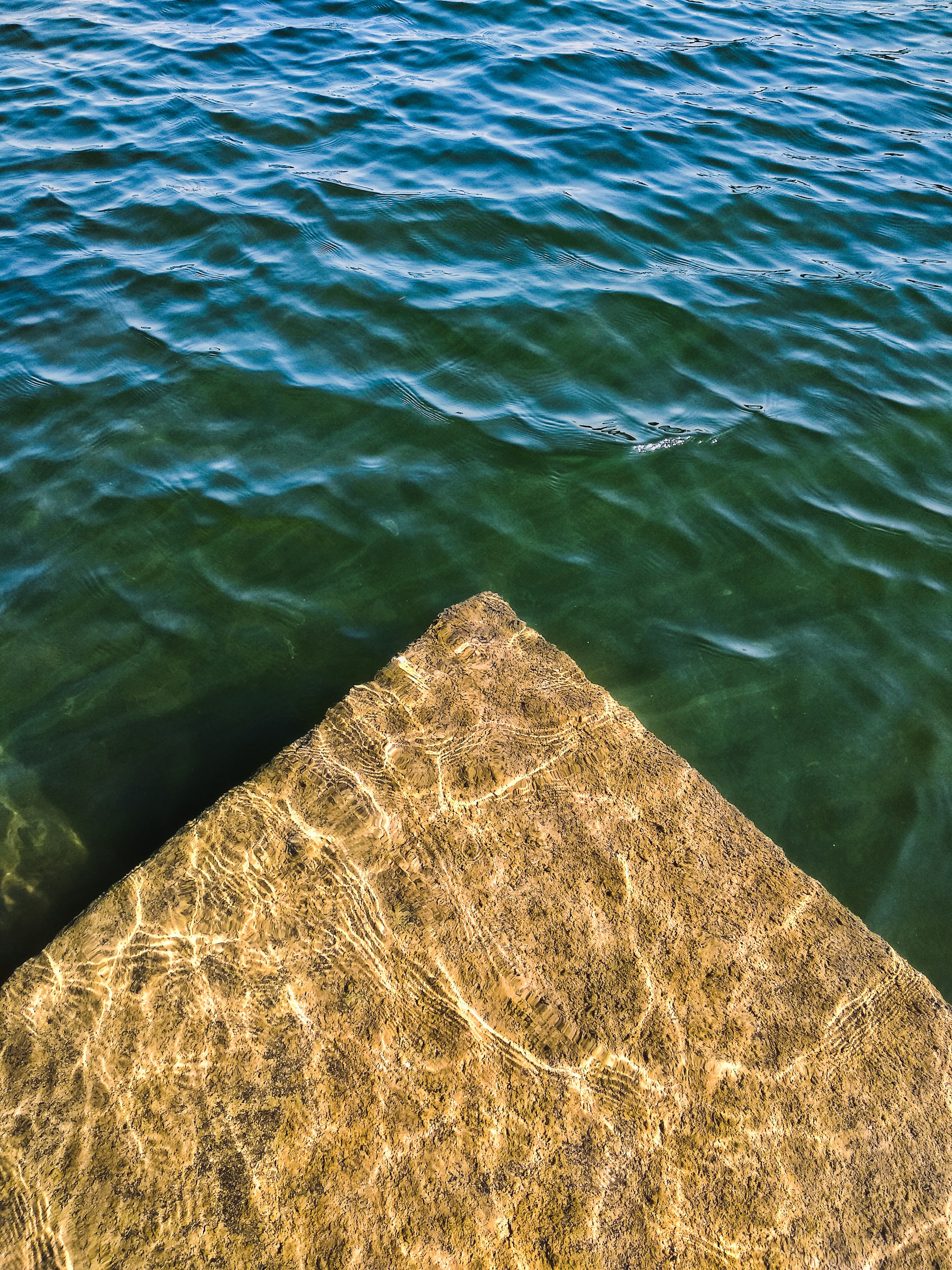 Laden Sie das Natur, Blendung, Stein, Ein Stein, Wasser, Seebrücke, Pier-Bild kostenlos auf Ihren PC-Desktop herunter