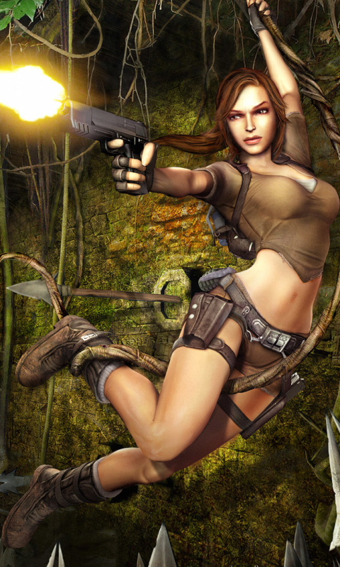 Descarga gratuita de fondo de pantalla para móvil de Tomb Raider, Videojuego, Tomb Raider: Anniversary.