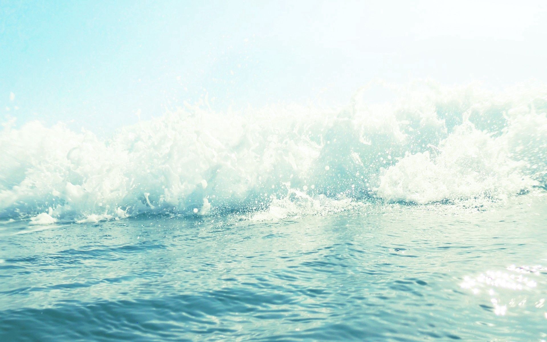 wave, nature, sea, foam 1080p