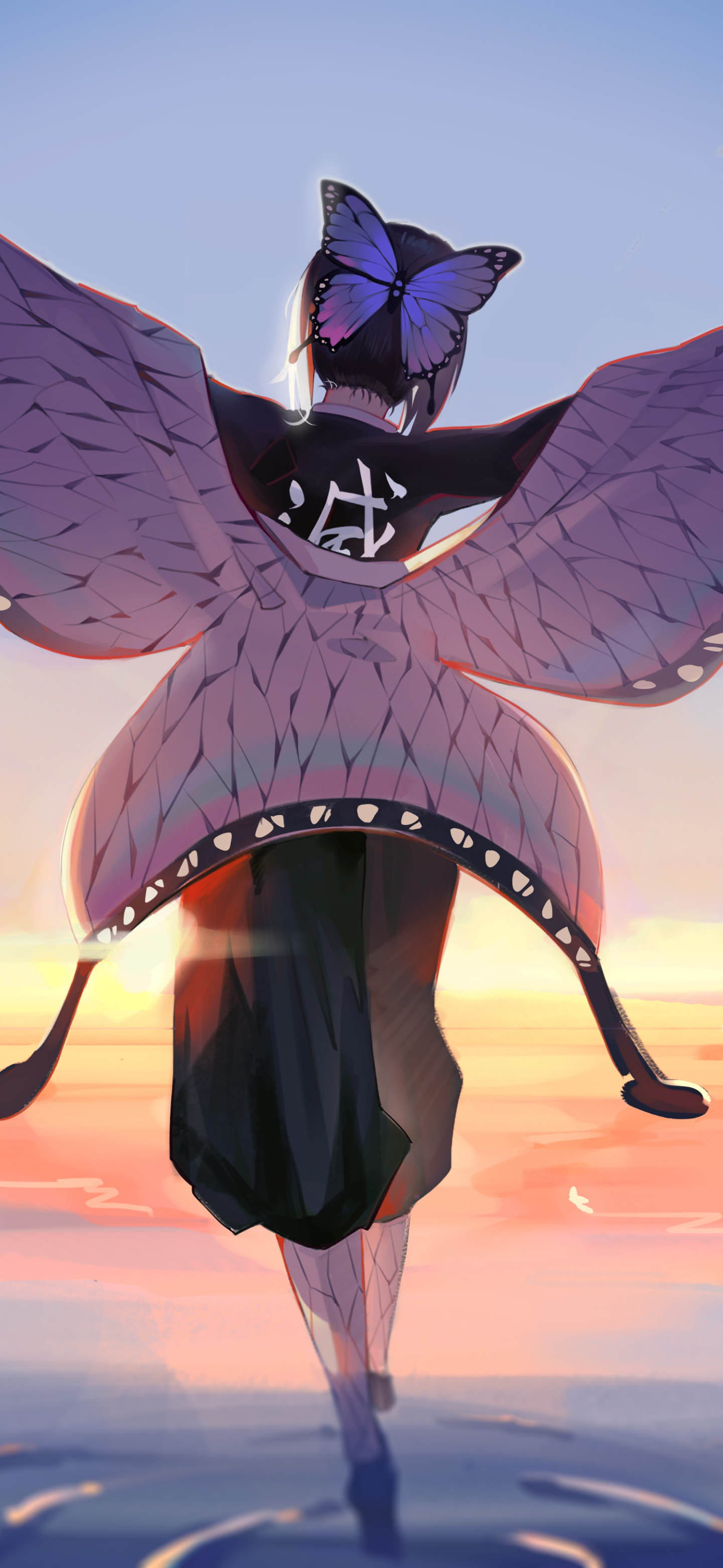 Download mobile wallpaper Anime, Butterfly, Demon Slayer: Kimetsu No Yaiba, Shinobu Kochou for free.