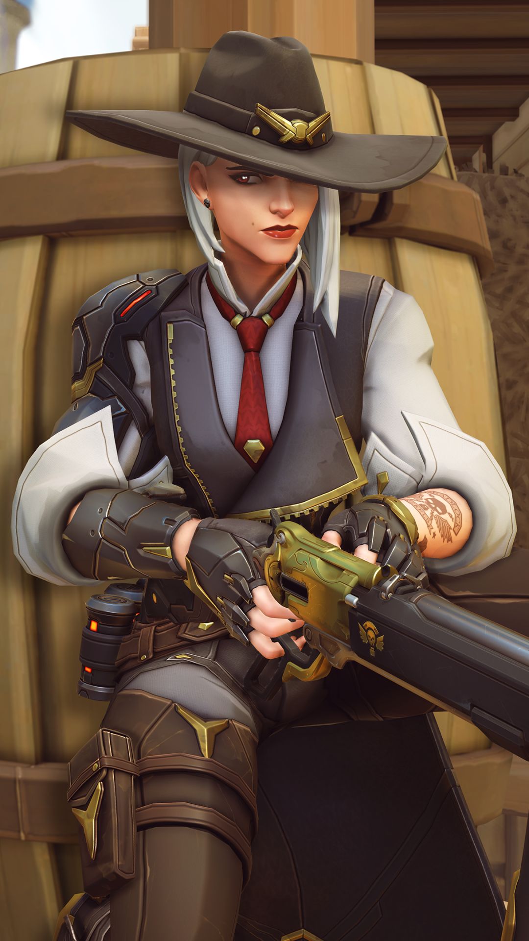 Download mobile wallpaper Overwatch, Video Game, Ashe (Overwatch) for free.