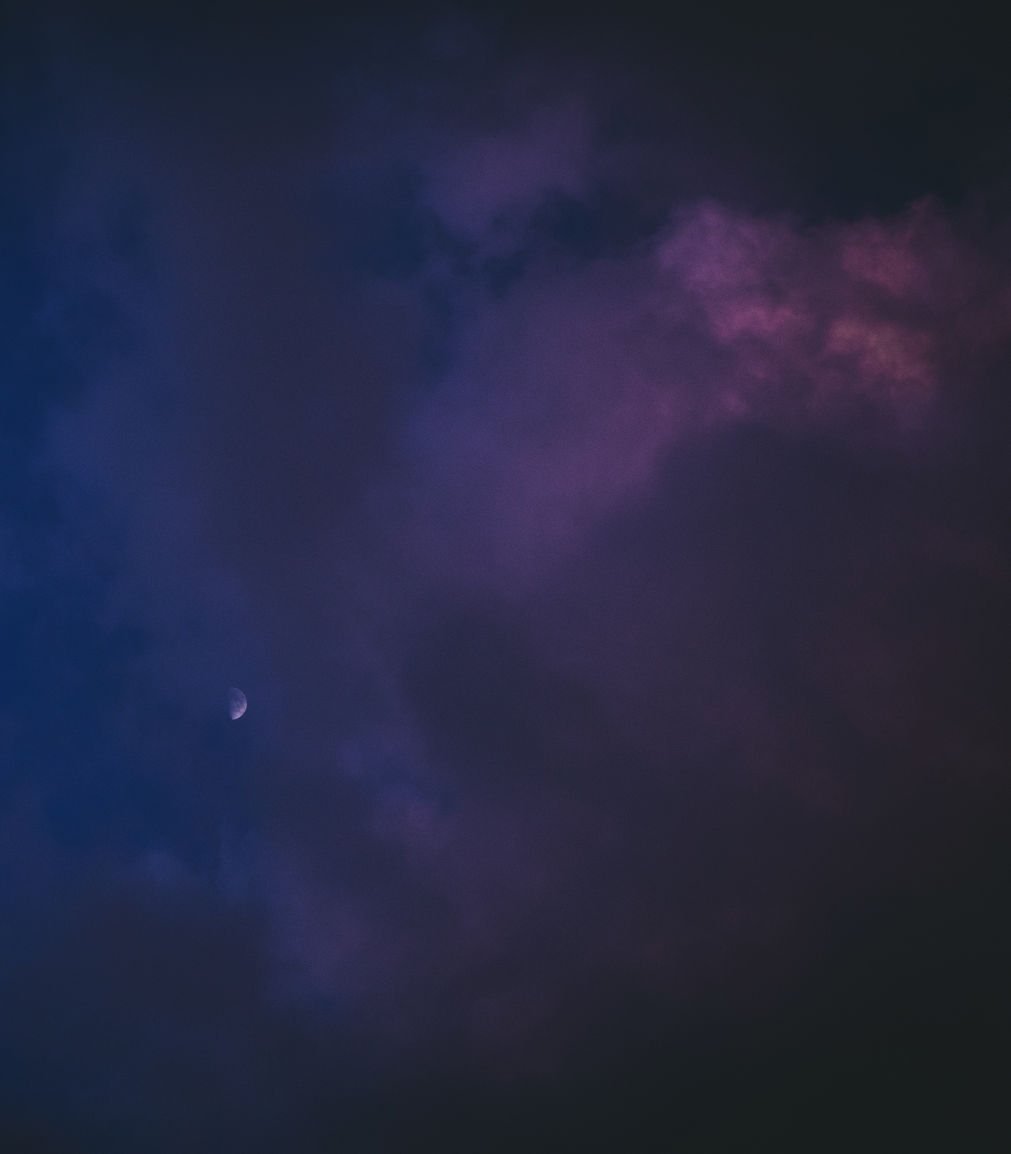 Descarga gratuita de fondo de pantalla para móvil de Cielo, Noche, Nubes, Oscuro, Luna.