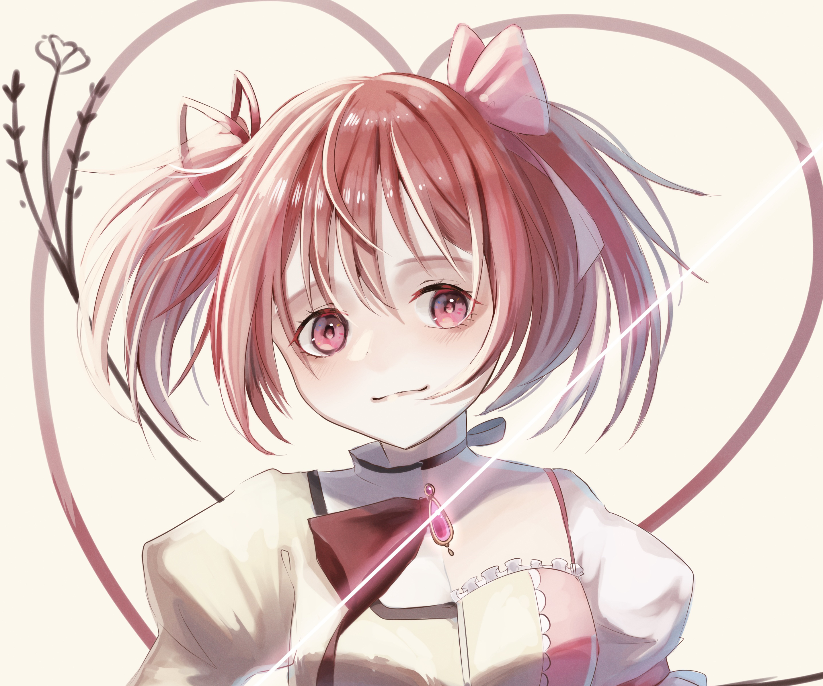 Handy-Wallpaper Animes, Madoka Magica, Madoka Kaname kostenlos herunterladen.