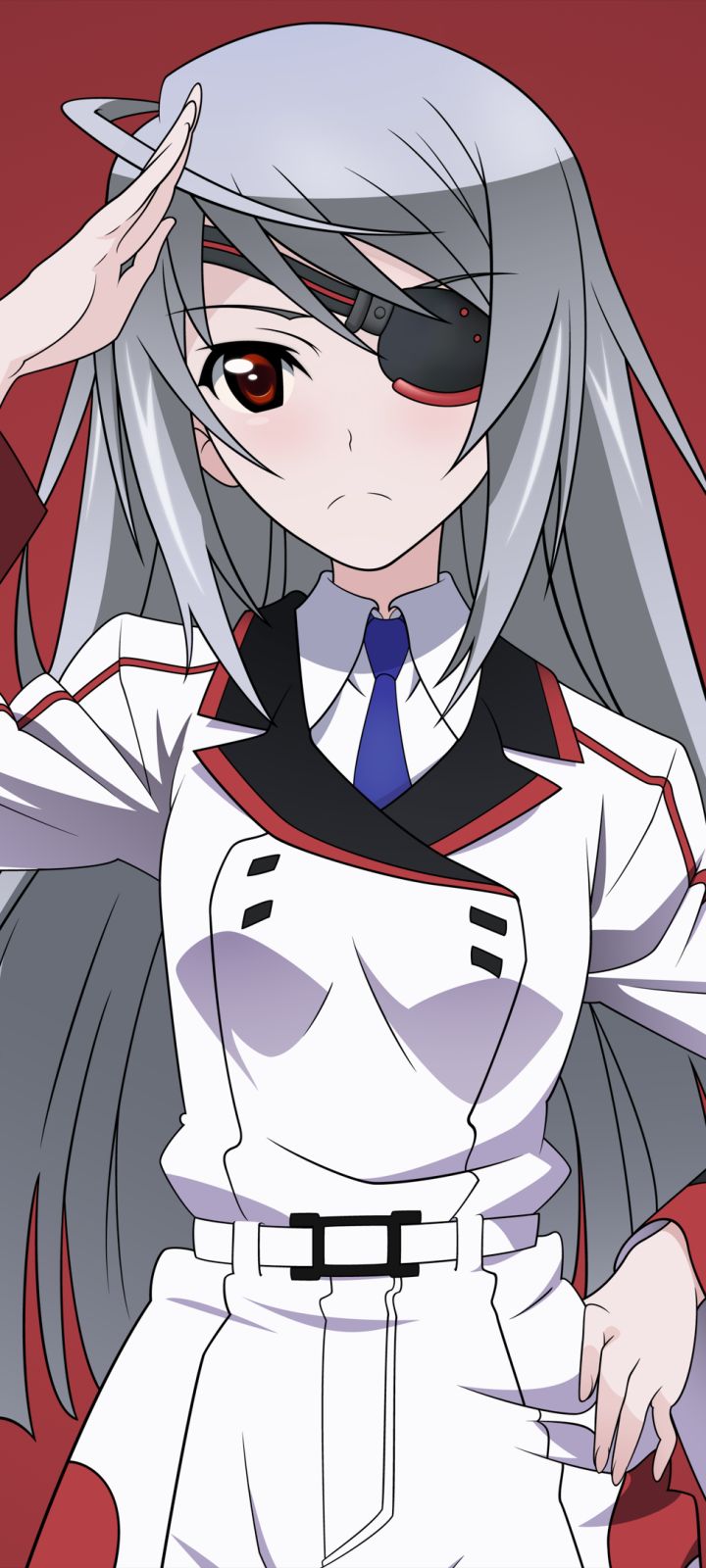 Download mobile wallpaper Anime, Infinite Stratos, Laura Bodewig for free.