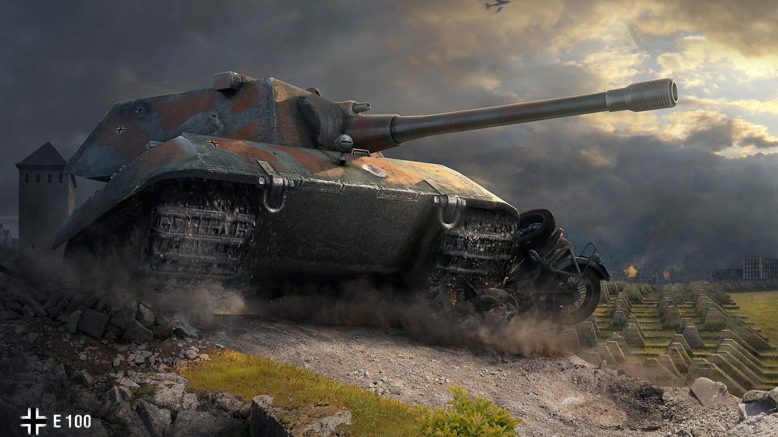 Download mobile wallpaper World Of Tanks, Tank, Video Game, Panzerkampfwagen E 100 for free.