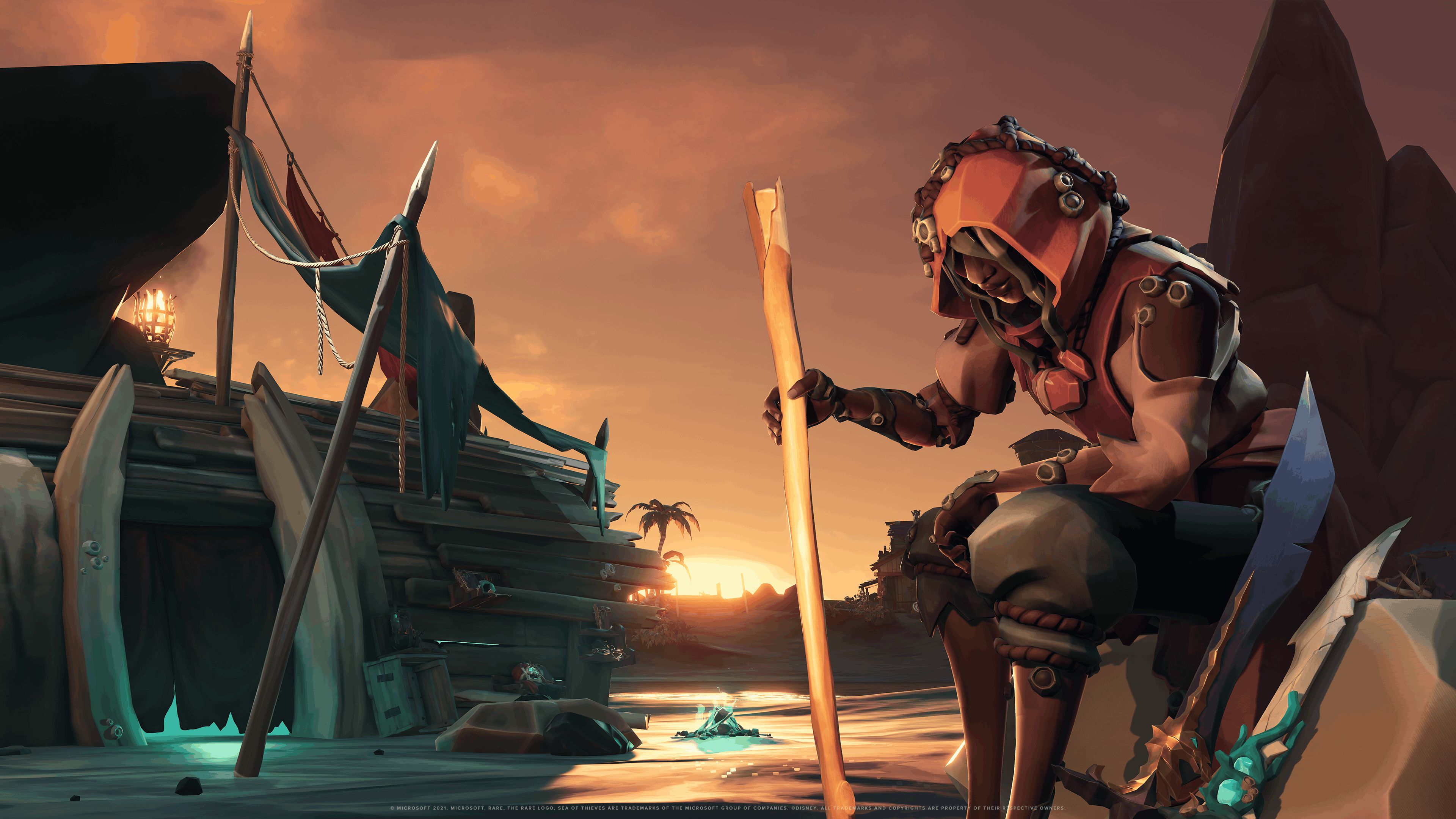 無料モバイル壁紙テレビゲーム, 泥棒の海, Sea Of Thieves: 海賊の生活をダウンロードします。