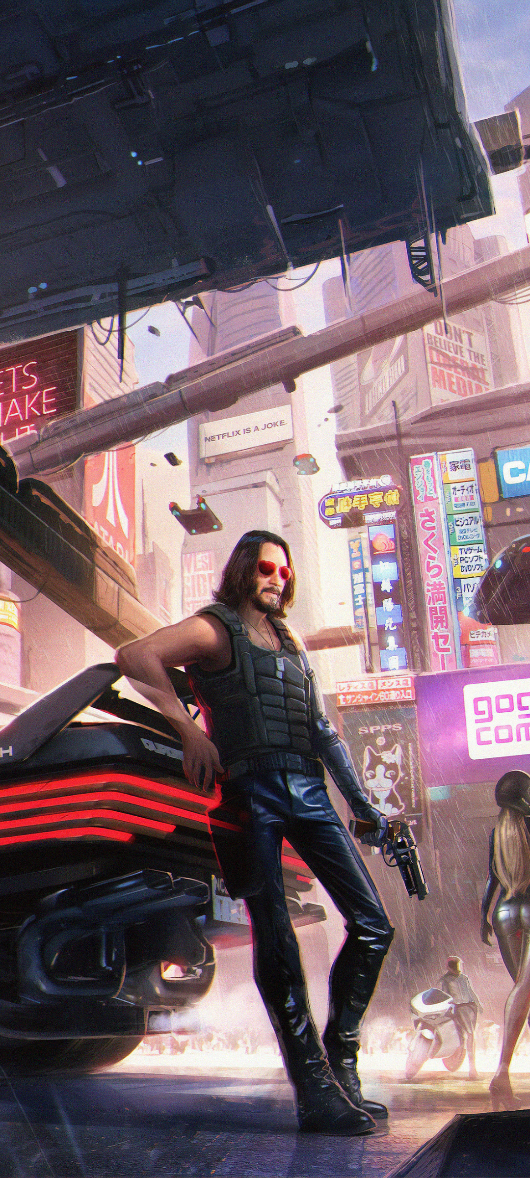 Download mobile wallpaper Video Game, Cyberpunk 2077, Johnny Silverhand for free.