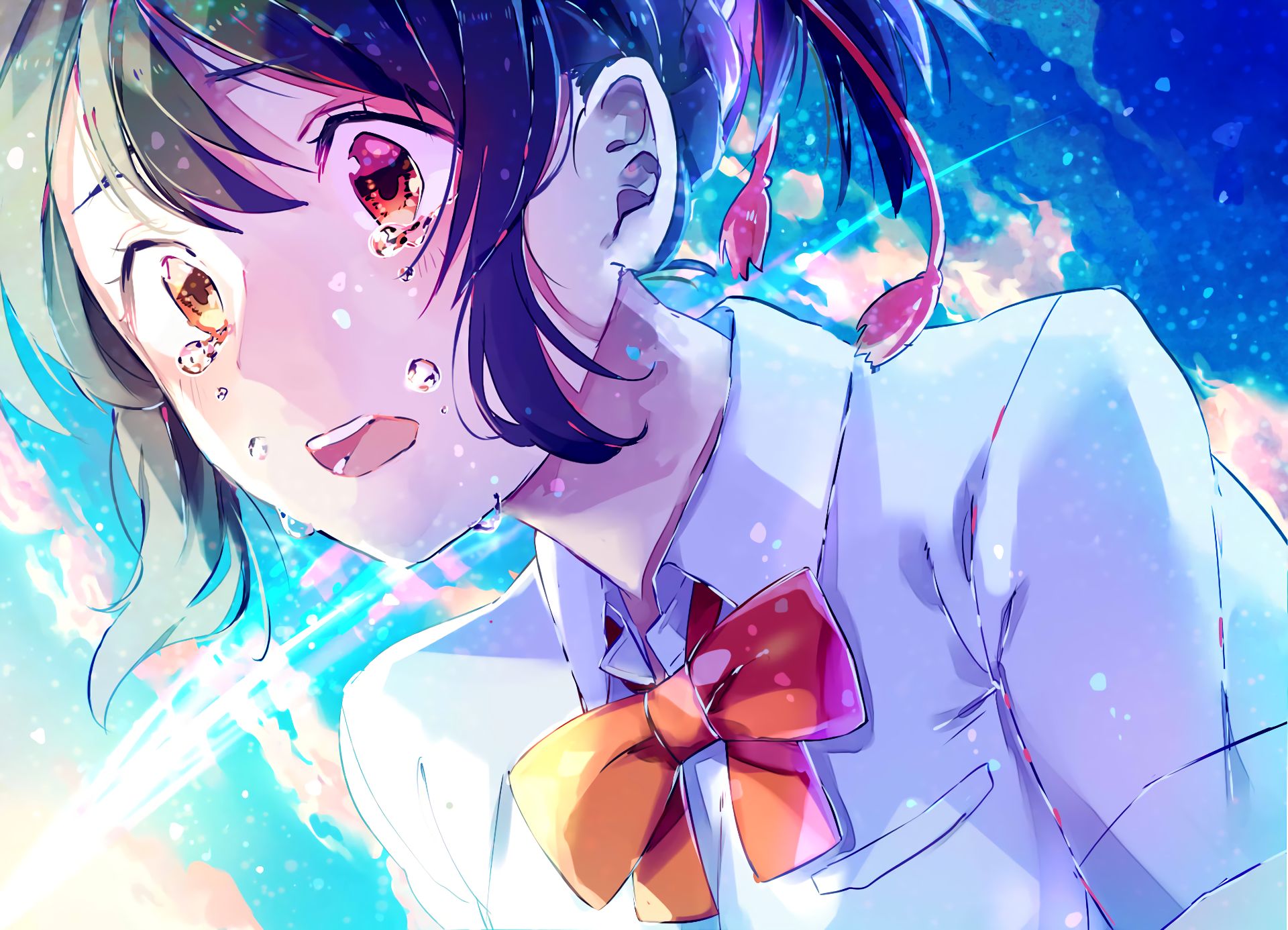 Free download wallpaper Anime, Your Name, Kimi No Na Wa, Mitsuha Miyamizu on your PC desktop