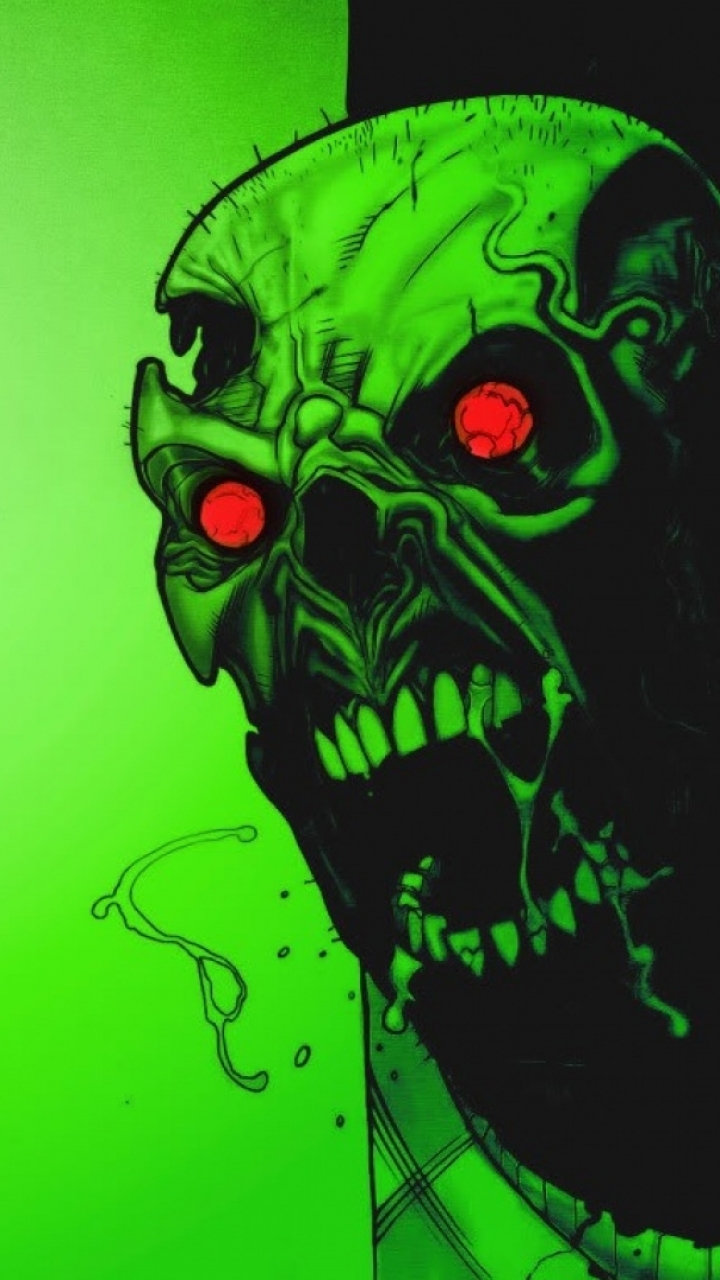 Download mobile wallpaper Dark, Zombie for free.