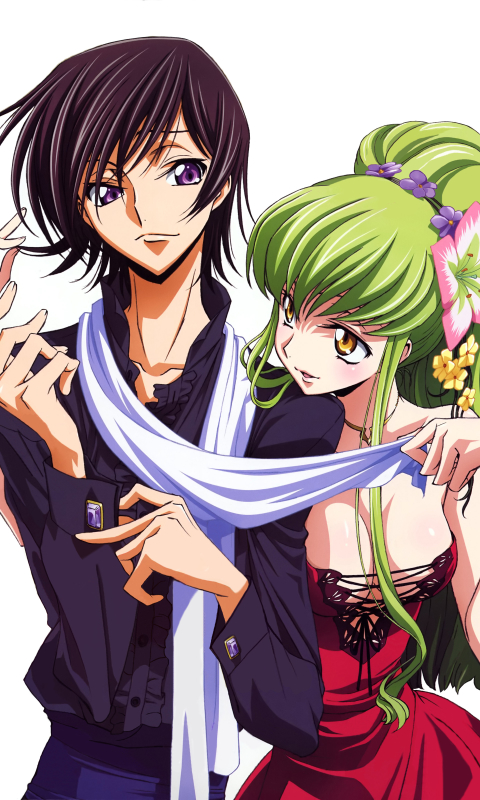 Download mobile wallpaper Anime, Lelouch Lamperouge, Code Geass, C C (Code Geass) for free.