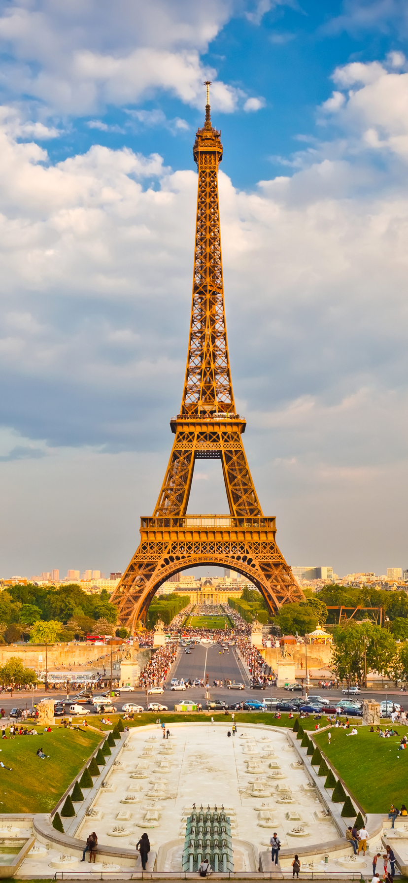 Download mobile wallpaper Paris, Eiffel Tower, Monuments, France, Monument, Place, Man Made for free.