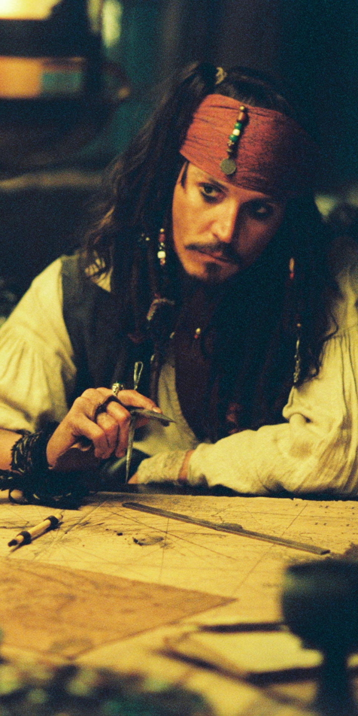 Download mobile wallpaper Pirates Of The Caribbean, Johnny Depp, Movie, Jack Sparrow, Pirates Of The Caribbean: Dead Man's Chest for free.