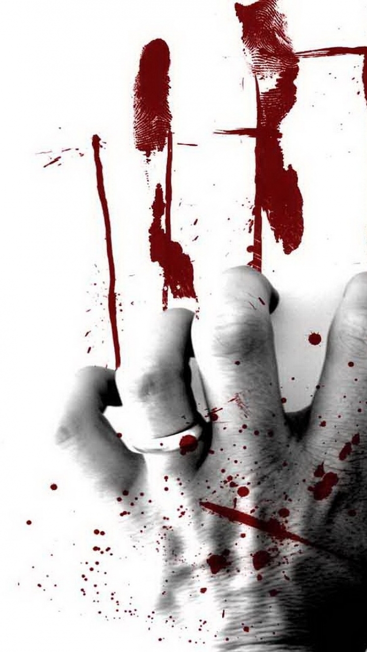 Download mobile wallpaper Blood, Dark, Hand for free.