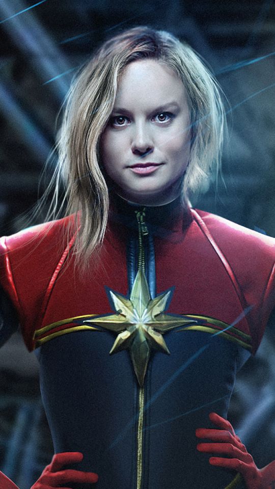 Handy-Wallpaper Filme, Captain Marvel, Brie Larson kostenlos herunterladen.