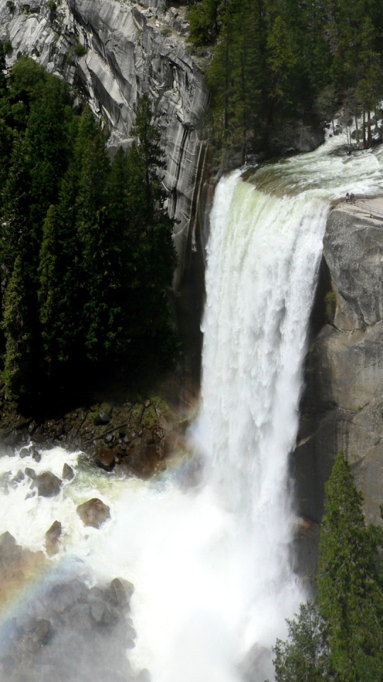 Download mobile wallpaper Waterfalls, Earth, Vernal Fall for free.