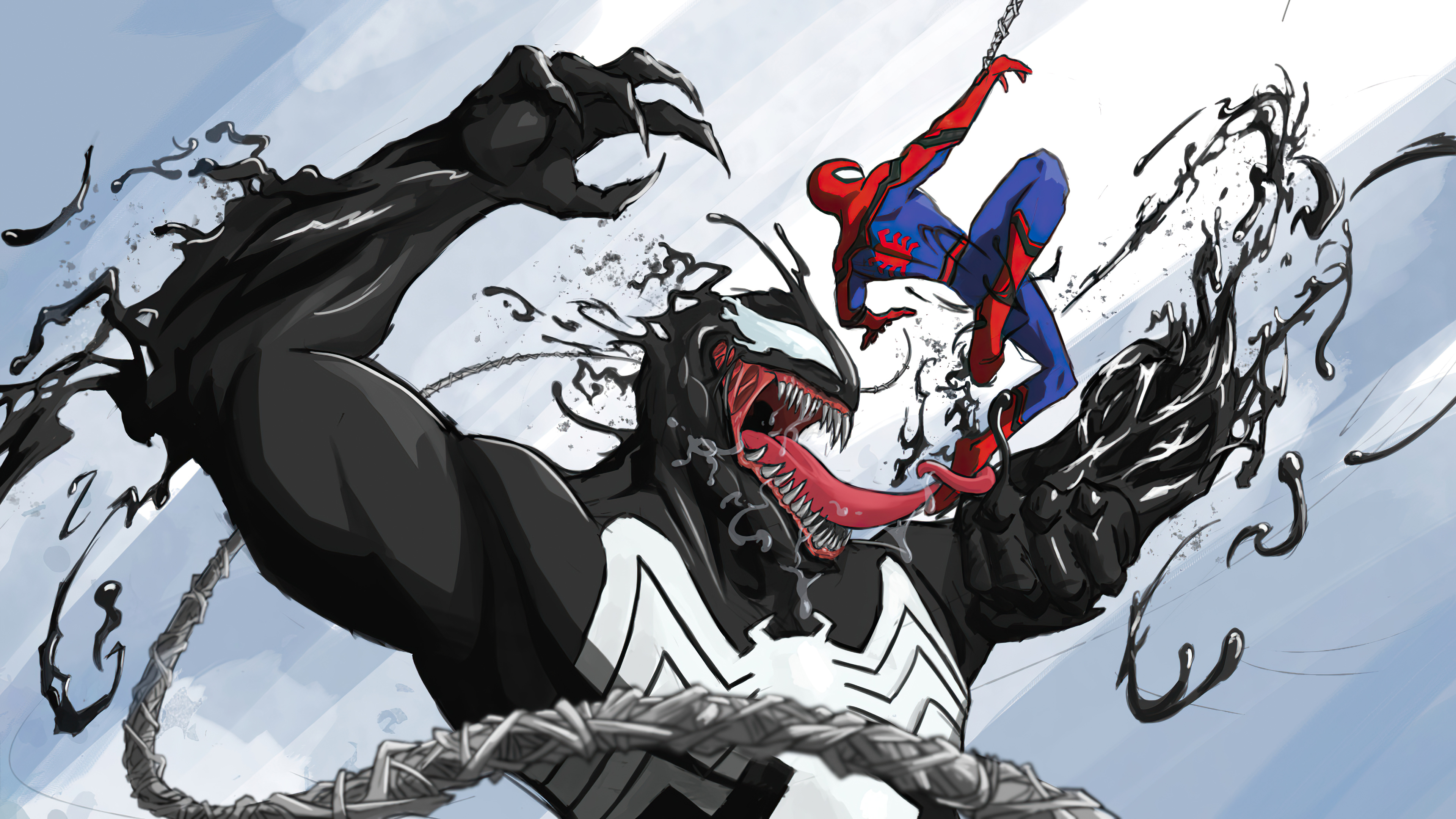 Handy-Wallpaper Comics, Spider Man, Venom kostenlos herunterladen.