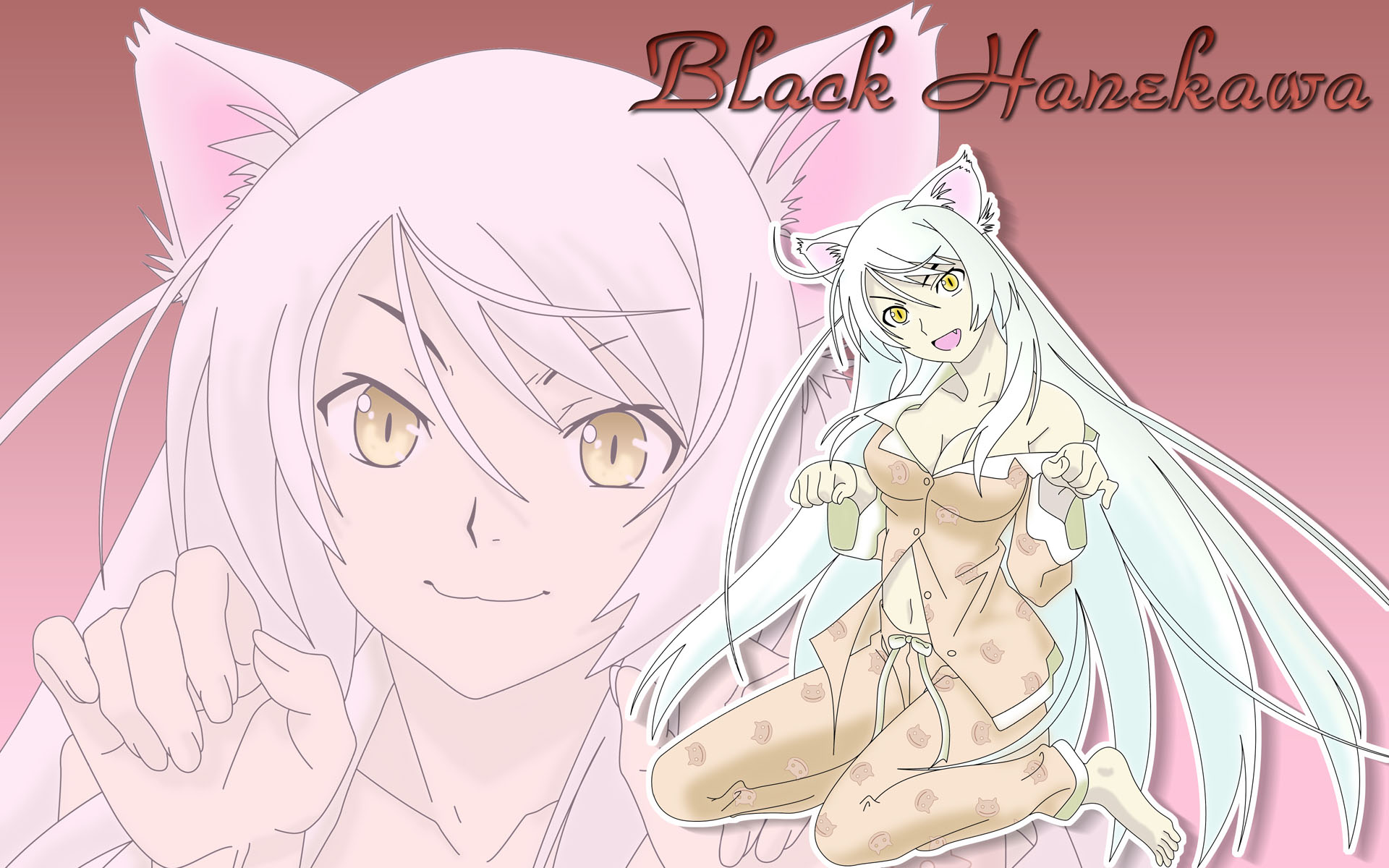Free download wallpaper Anime, Monogatari (Series), Tsubasa Hanekawa, Black Hanekawa on your PC desktop