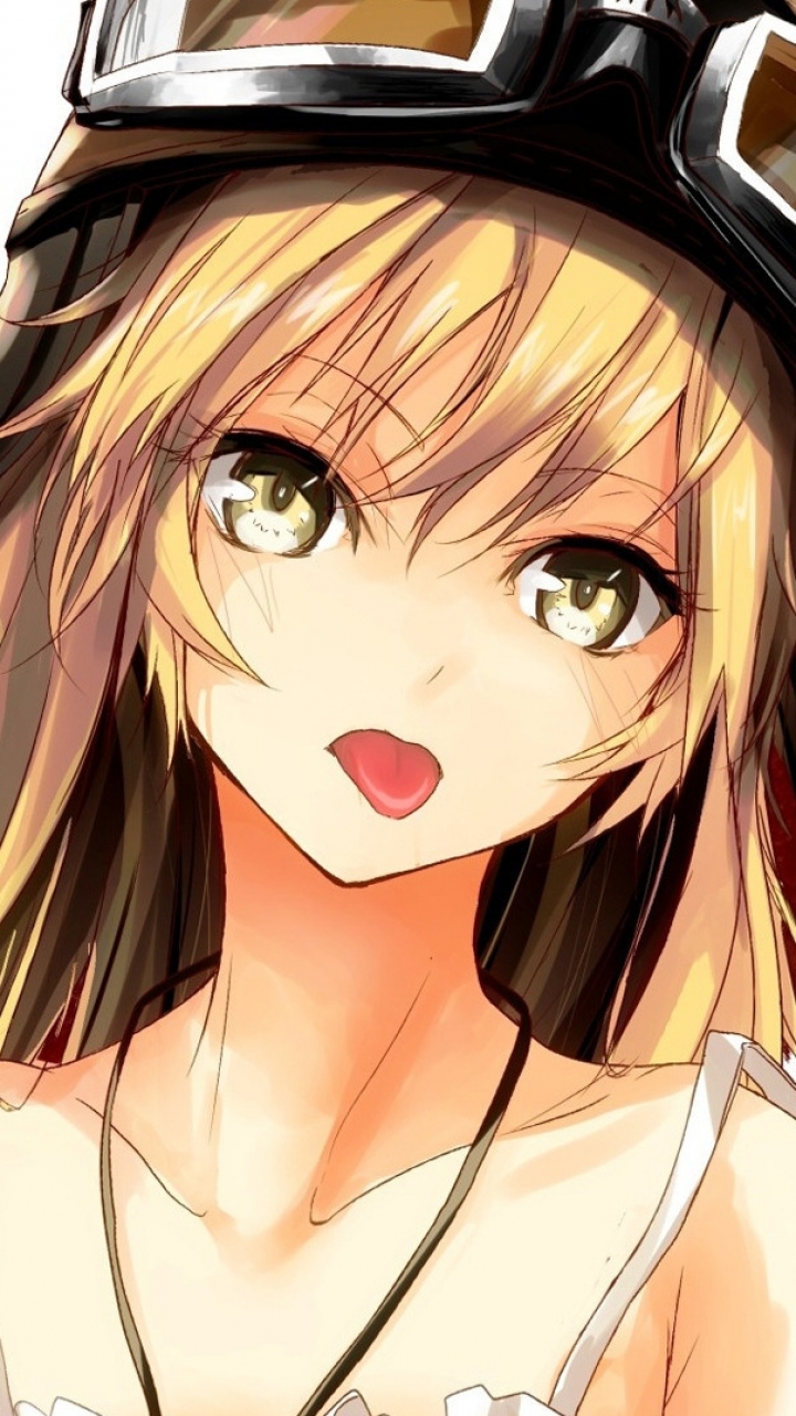 Handy-Wallpaper Blond, Gelbe Augen, Blondinen, Animes, Monogatari (Serie), Bakemonogatari, Shinobu Oshino kostenlos herunterladen.