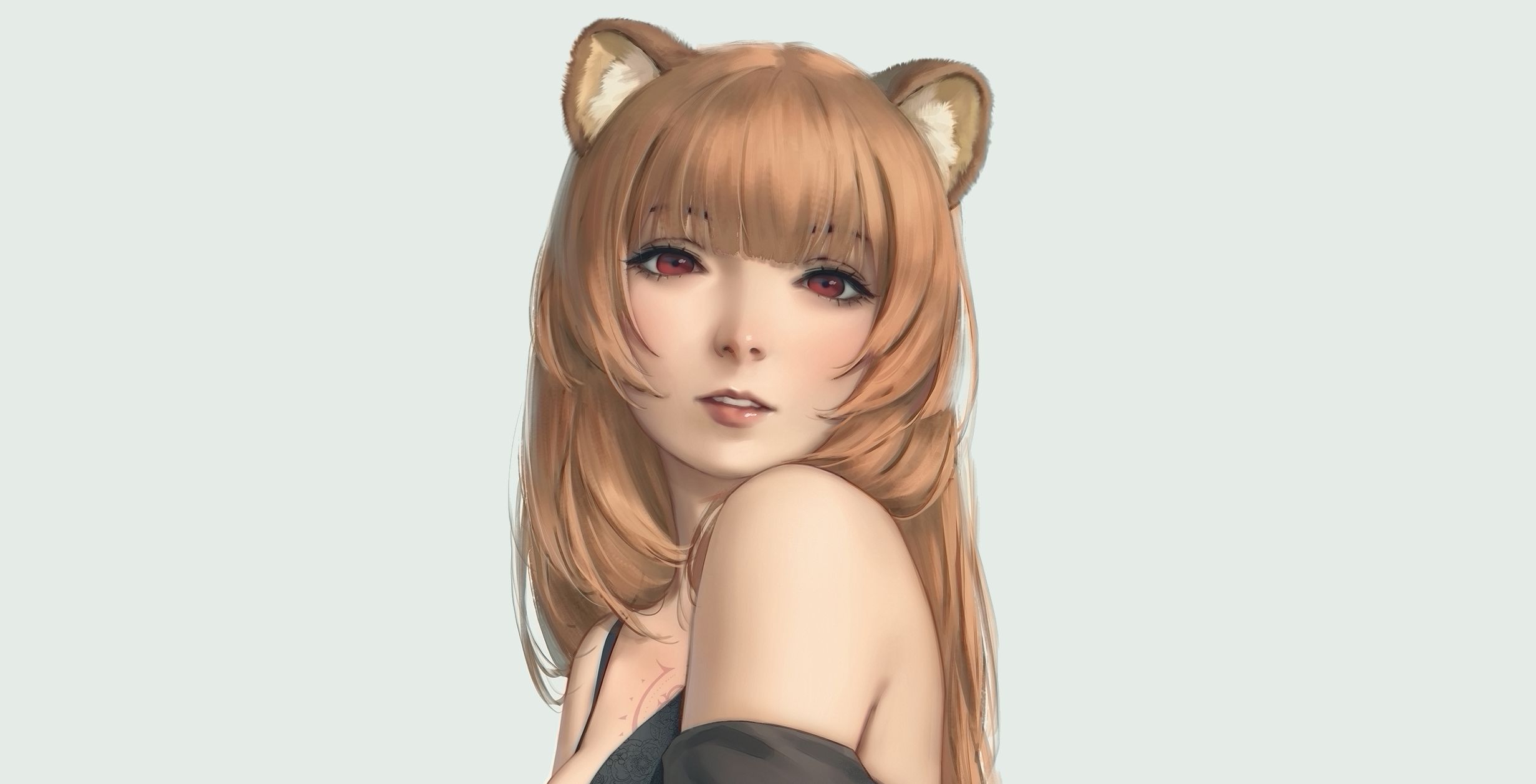 Free download wallpaper Anime, Blonde, Face, Red Eyes, Animal Ears, Raphtalia (The Rising Of The Shield Hero), The Rising Of The Shield Hero on your PC desktop