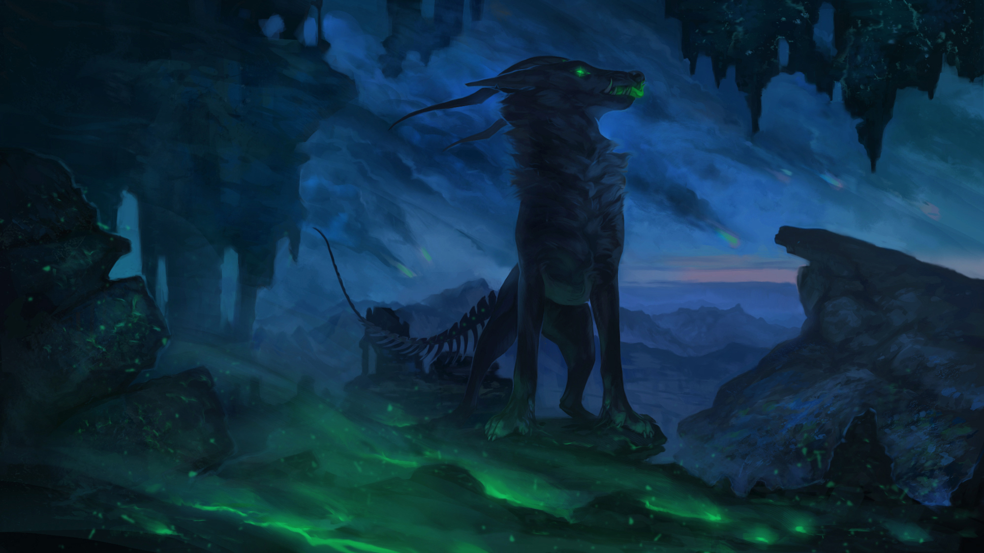 Free download wallpaper Fantasy, Dark, Creature on your PC desktop