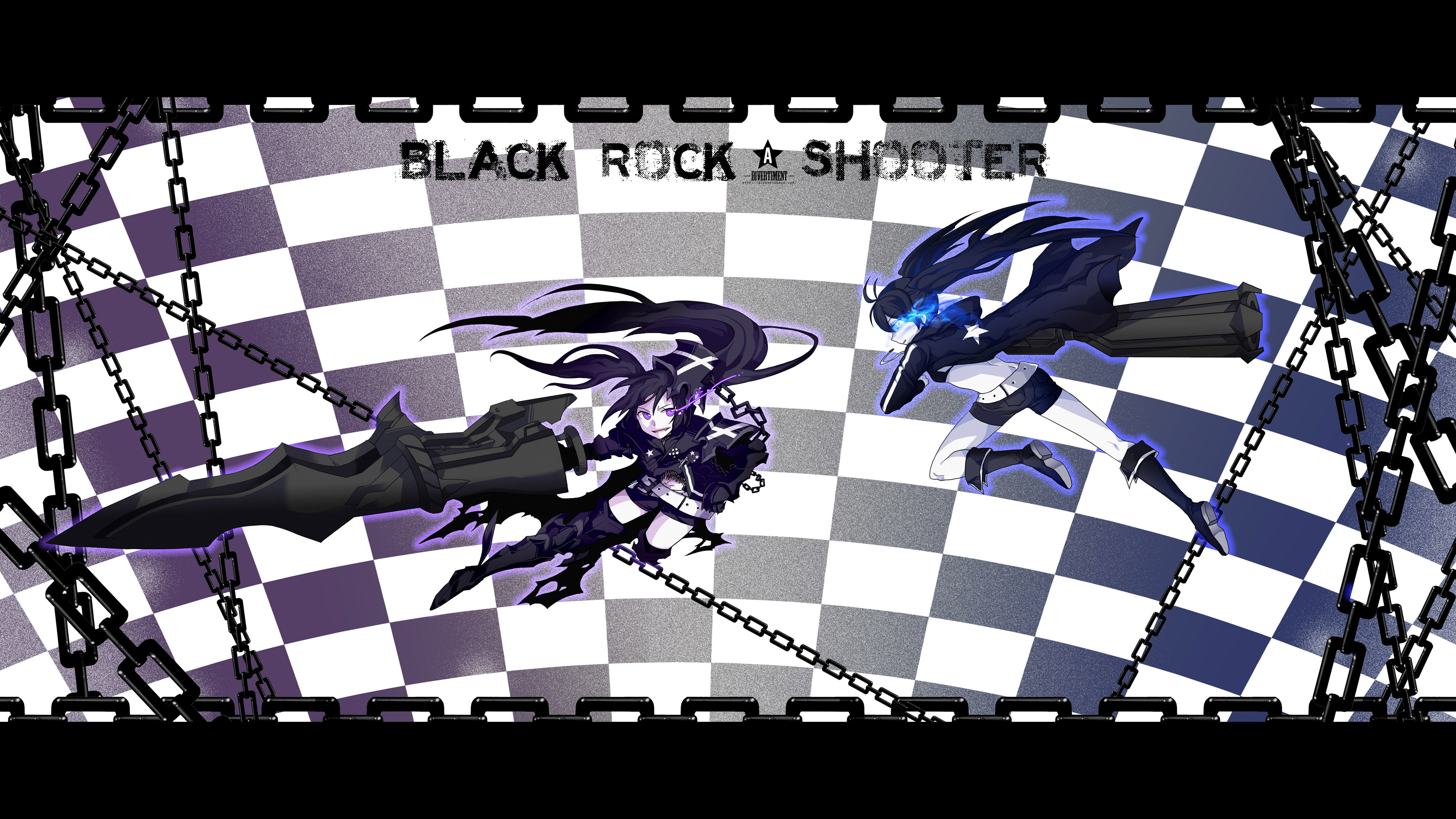 Descarga gratis la imagen Animado, Burakku Rokku Shuta, Loco Black Rock Shooter en el escritorio de tu PC