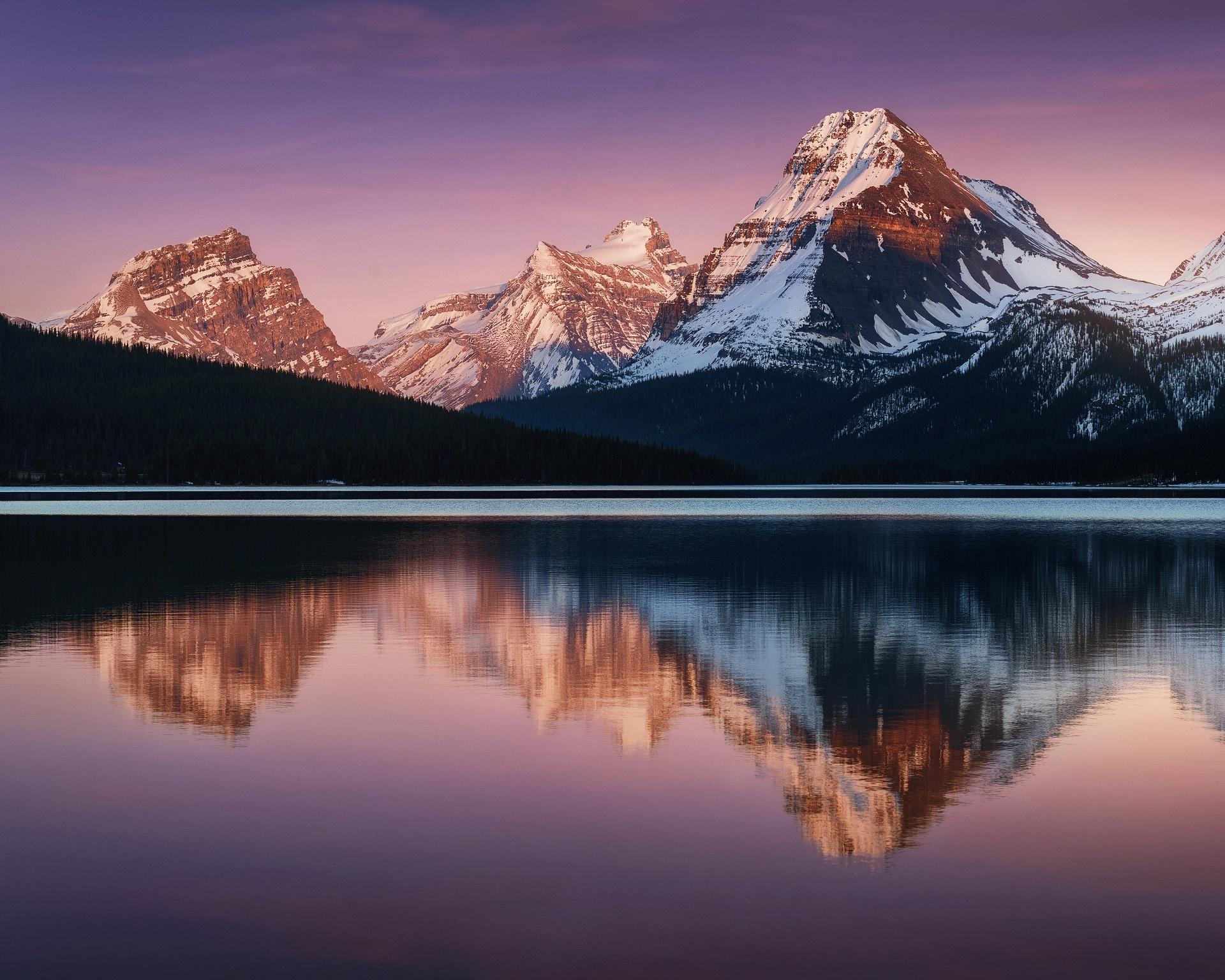 Laden Sie das Winter, Natur, Gipfel, See, Gebirge, Erde/natur, Spiegelung-Bild kostenlos auf Ihren PC-Desktop herunter