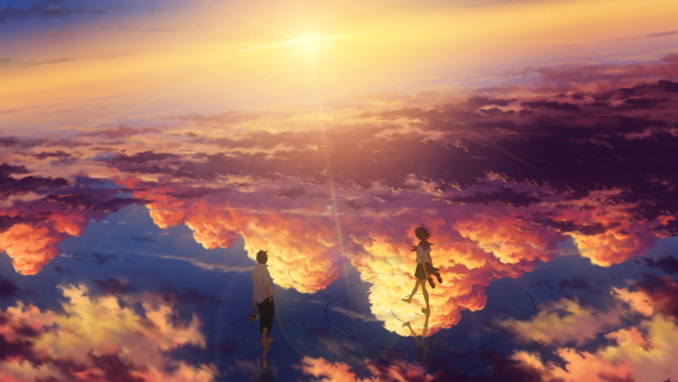 Handy-Wallpaper Himmel, Animes kostenlos herunterladen.