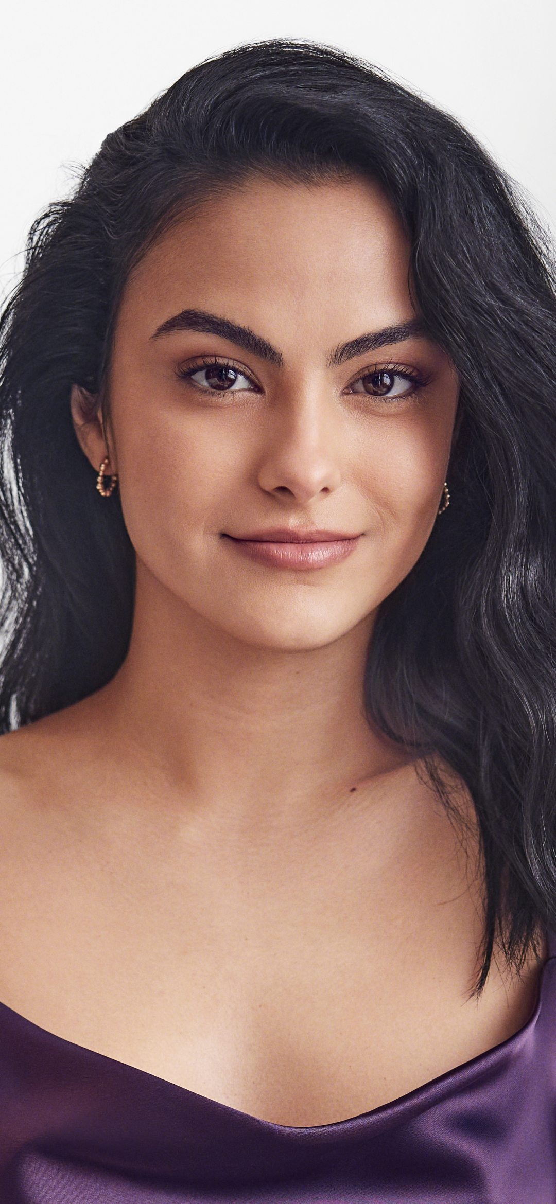 Download mobile wallpaper American, Celebrity, Brown Eyes, Black Hair, Actress, Camila Mendes for free.