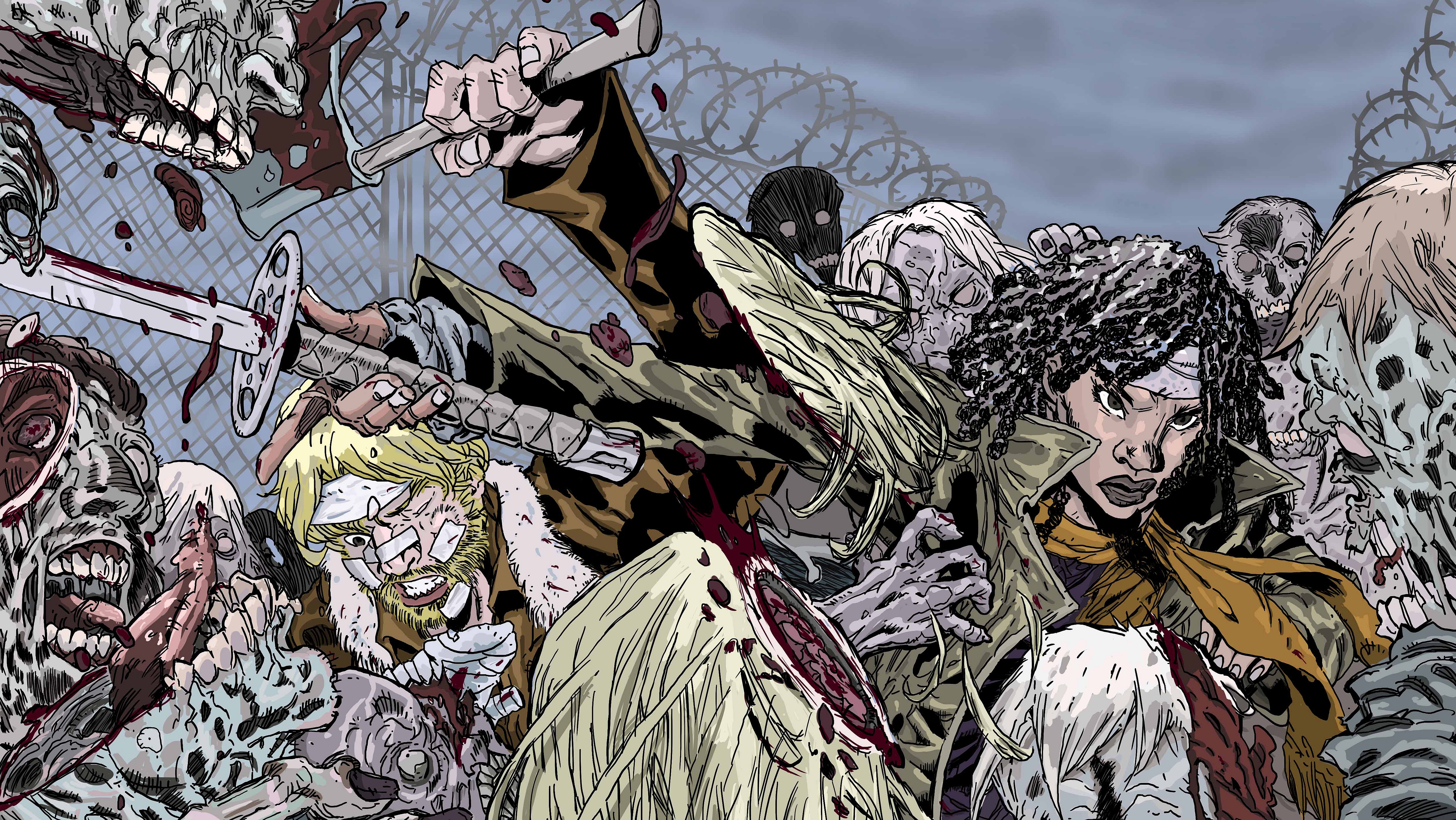 Baixar papel de parede para celular de História Em Quadrinhos, The Walking Dead gratuito.