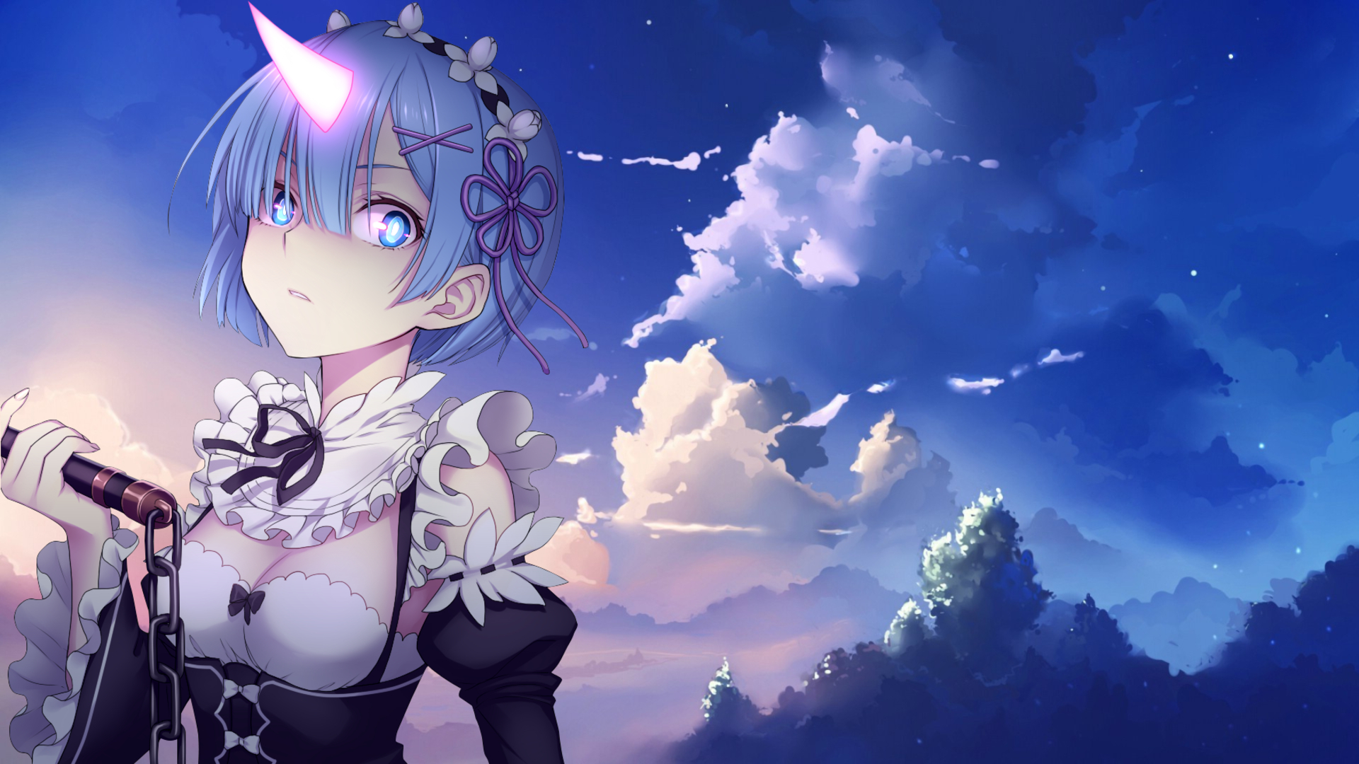 Handy-Wallpaper Animes, Re:zero Das Leben In Einer Anderen Welt Beginnen, Rem (Re: Null) kostenlos herunterladen.