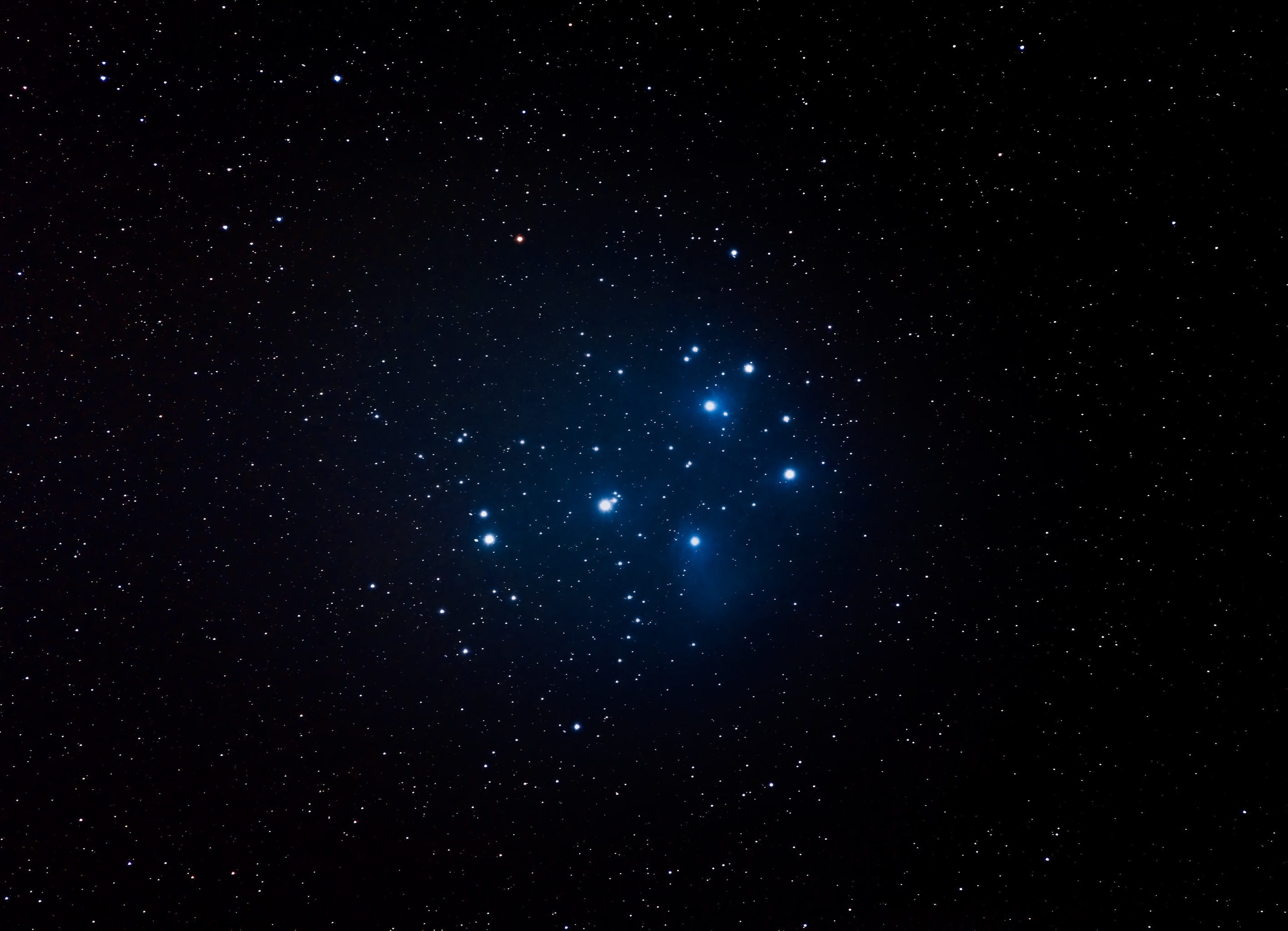 84627 Hintergrundbild herunterladen universum, sterne, blau, scheinen, licht, nebel, konstellation - Bildschirmschoner und Bilder kostenlos
