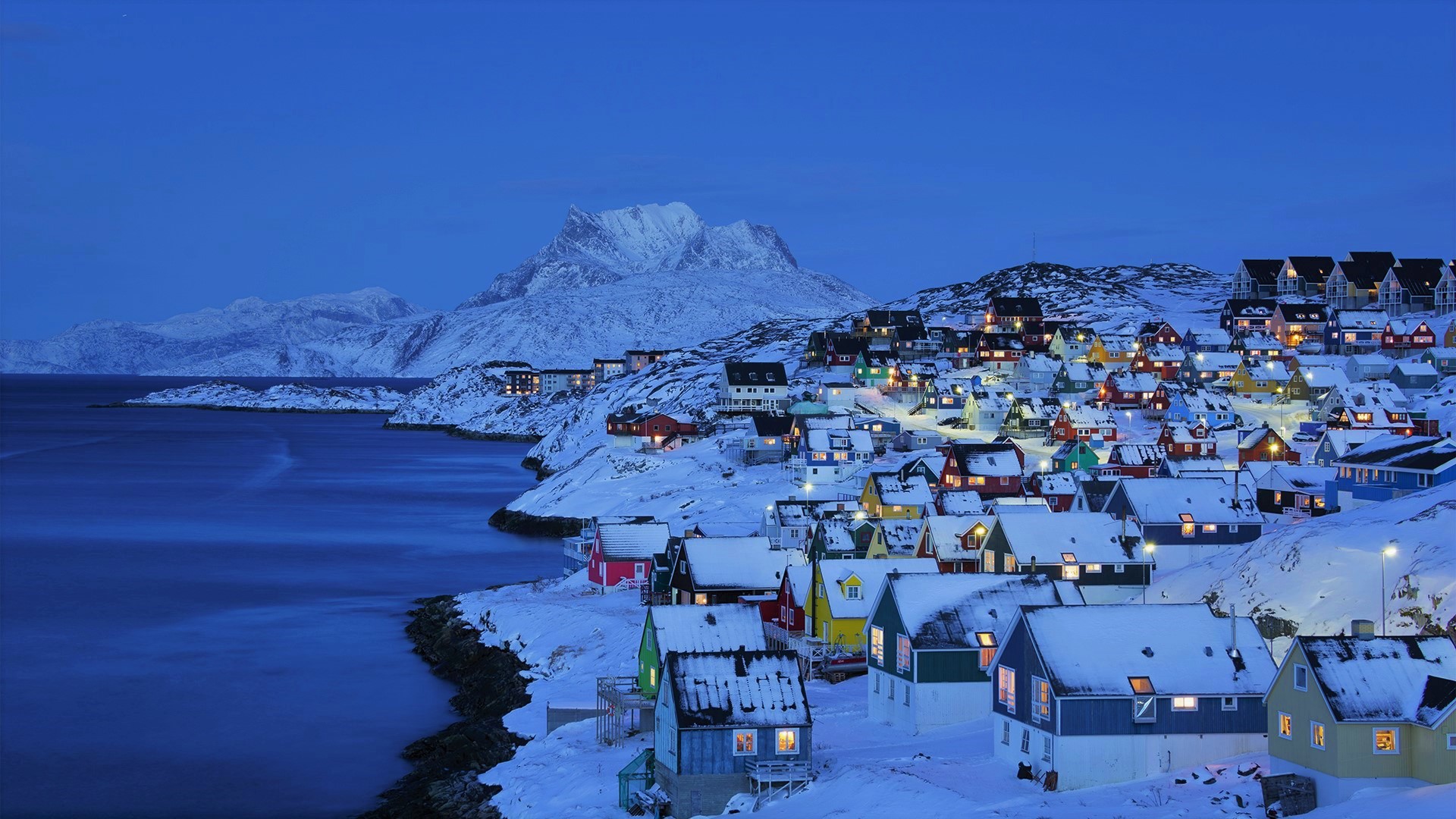 872449画像をダウンロード写真撮影, ロフォーテン諸島, ノルウェー, 雪, 村, 冬-壁紙とスクリーンセーバーを無料で