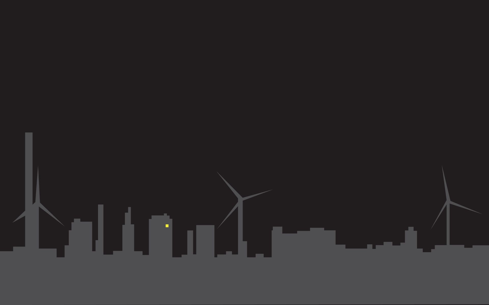 Download mobile wallpaper City, Silhouettes, Vector, Minimalism for free.