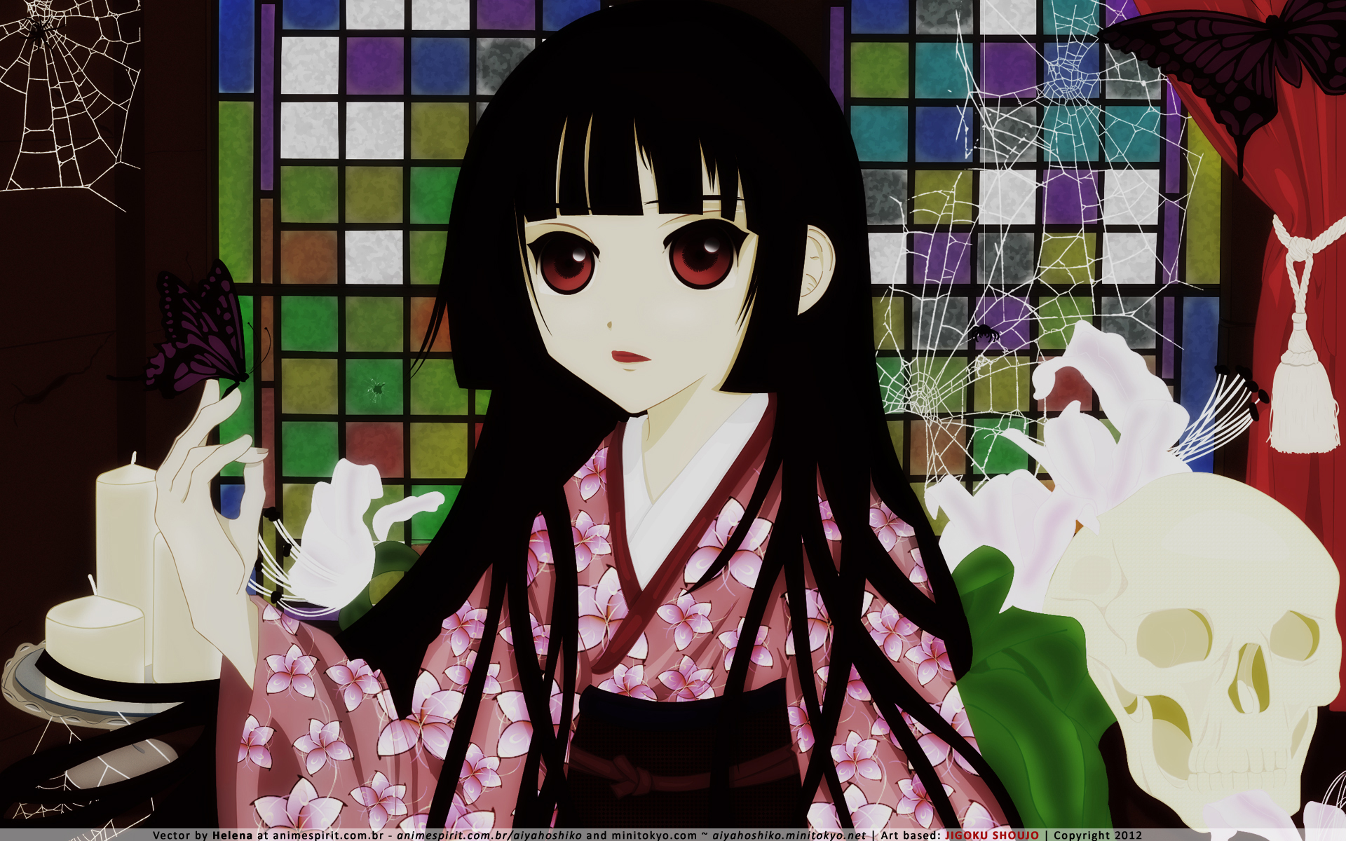 Laden Sie das Animes, Jigoku Shōjo-Bild kostenlos auf Ihren PC-Desktop herunter