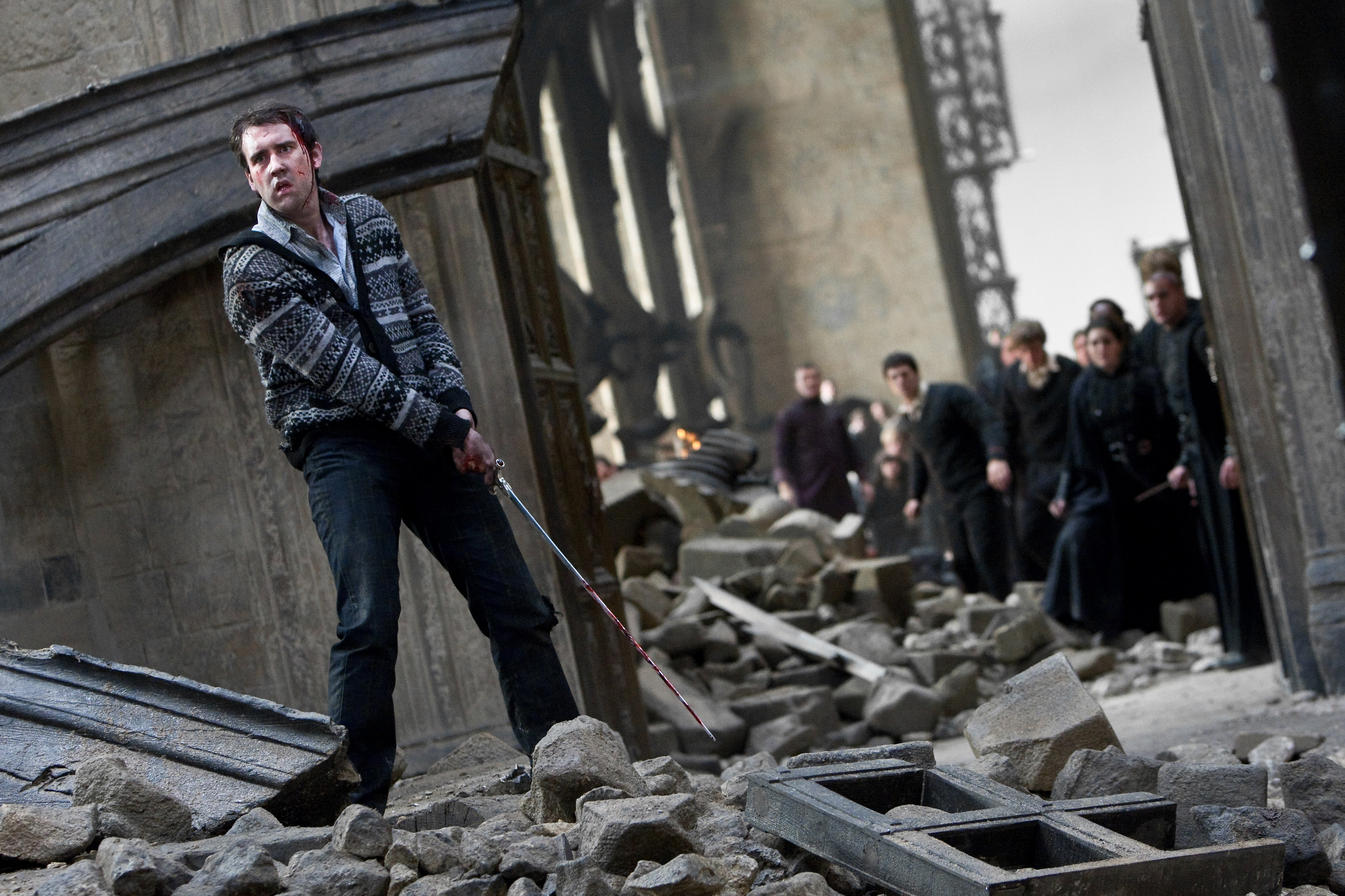 Download mobile wallpaper Harry Potter, Movie, Harry Potter And The Deathly Hallows: Part 2, Neville Longbottom for free.