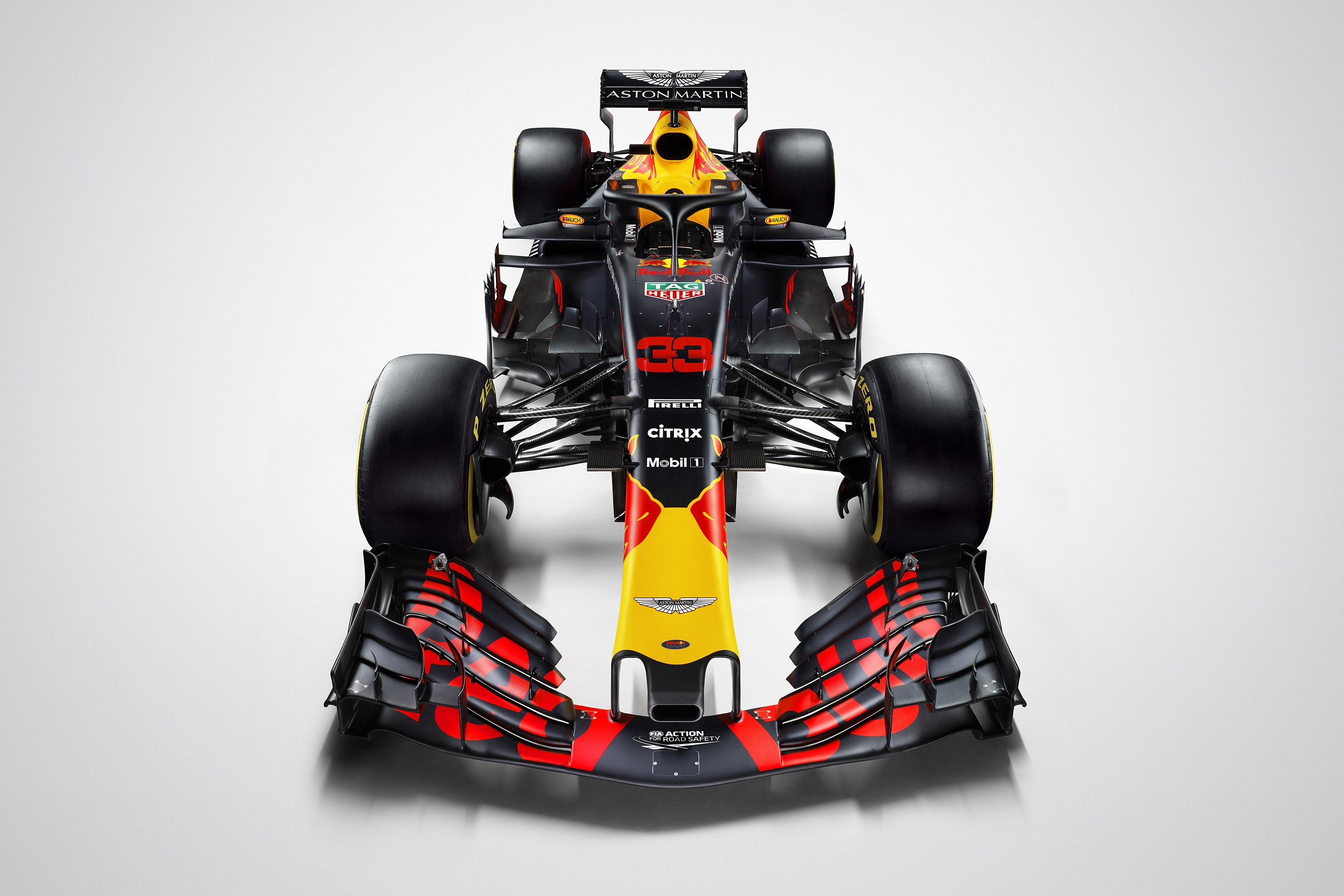 Laden Sie Red Bull Racing Rb14 HD-Desktop-Hintergründe herunter